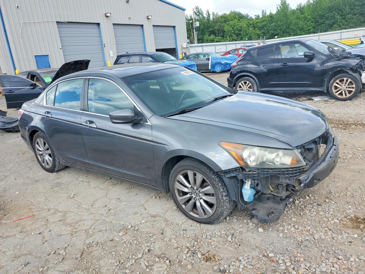 2011 Honda Accord Ex Gray vin: 1HGCP2E72BA047782