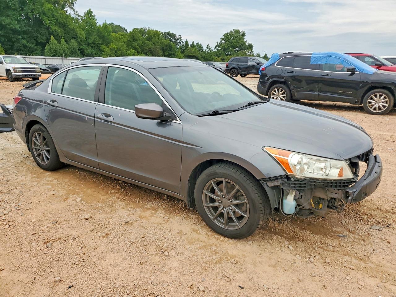 2011 Honda Accord Ex Gray vin: 1HGCP2E73BA012099
