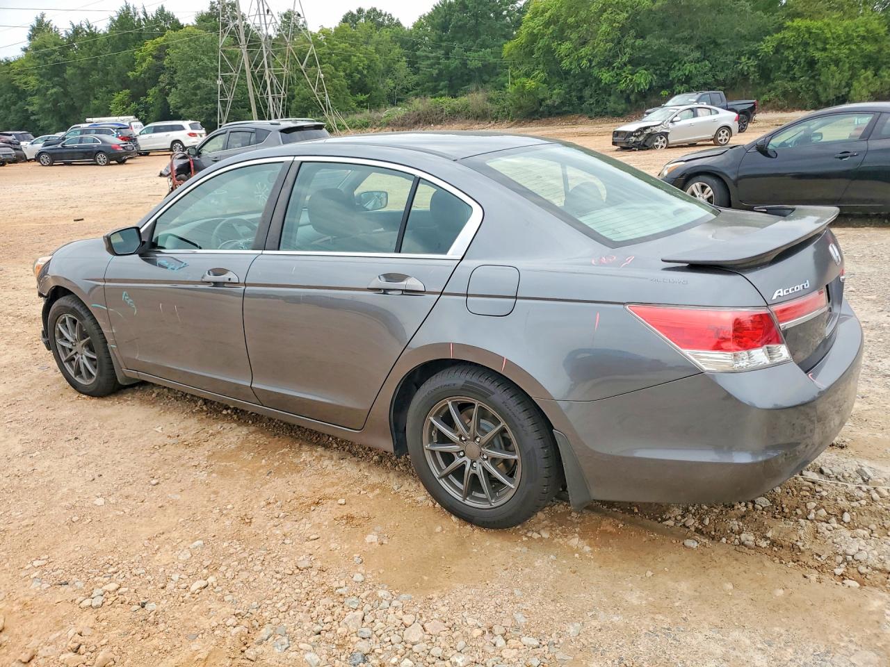 2011 Honda Accord Ex Gray vin: 1HGCP2E73BA012099