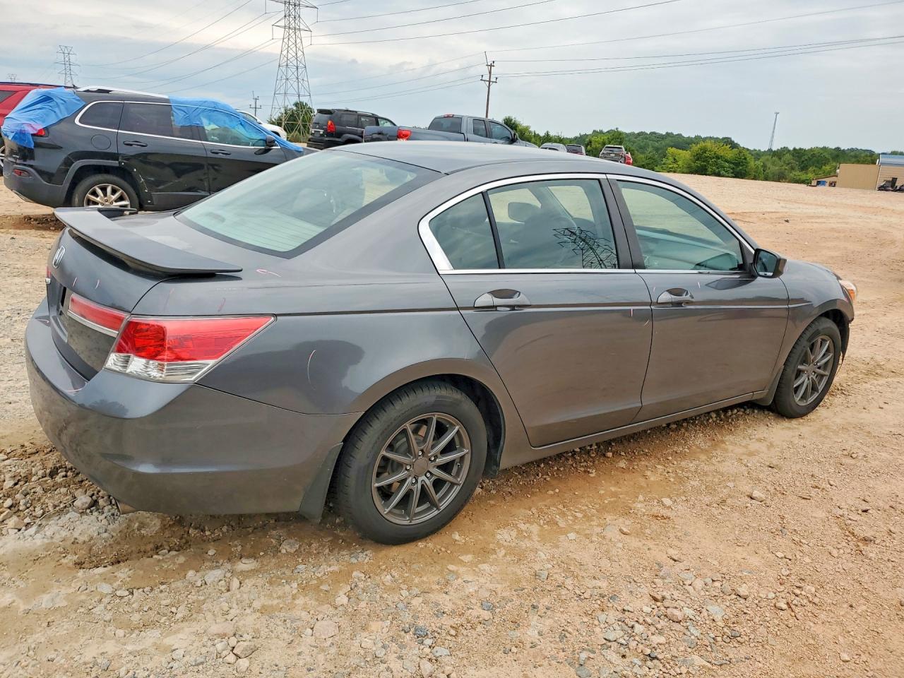 2011 Honda Accord Ex Gray vin: 1HGCP2E73BA012099