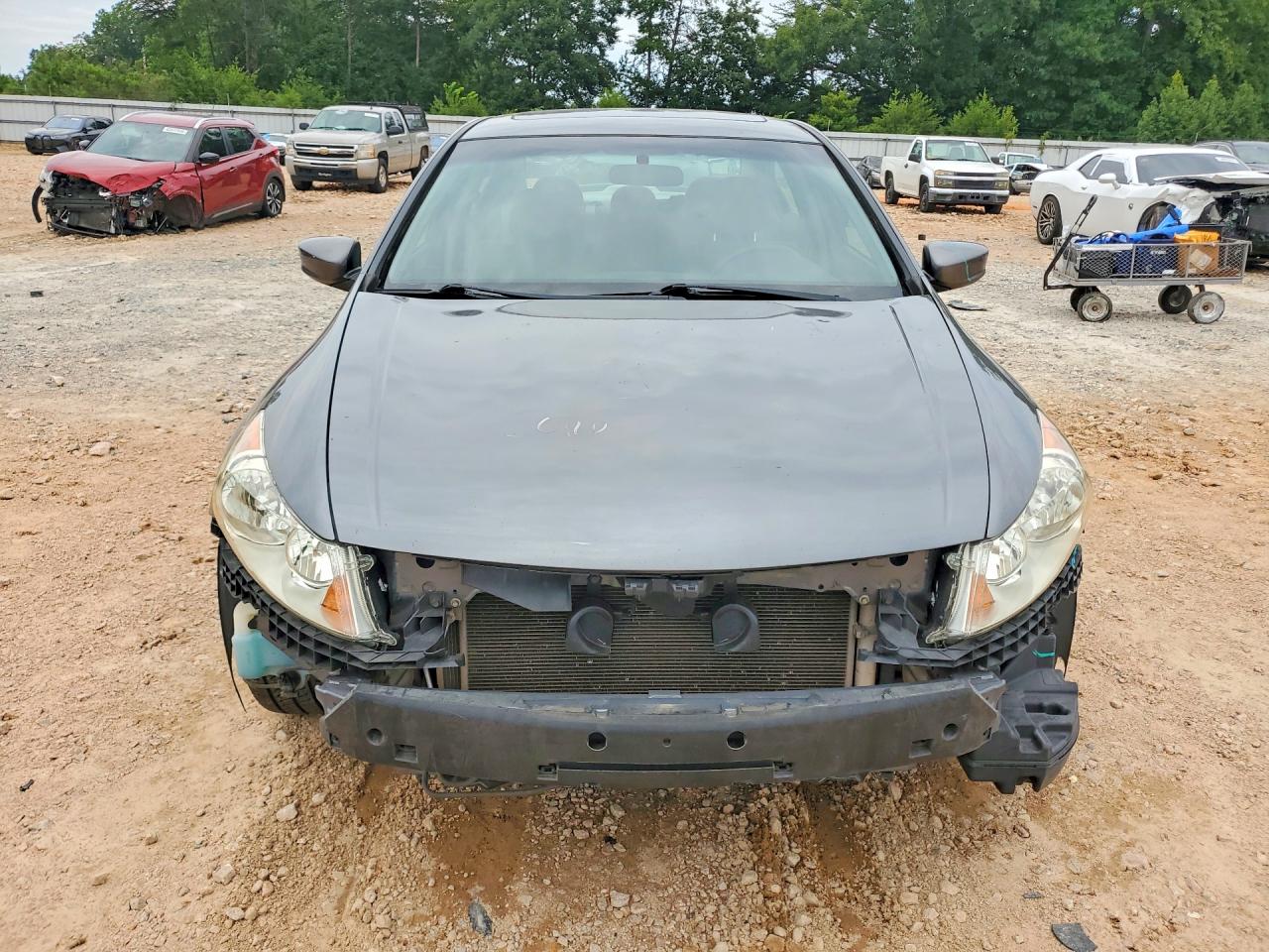 2011 Honda Accord Ex Gray vin: 1HGCP2E73BA012099