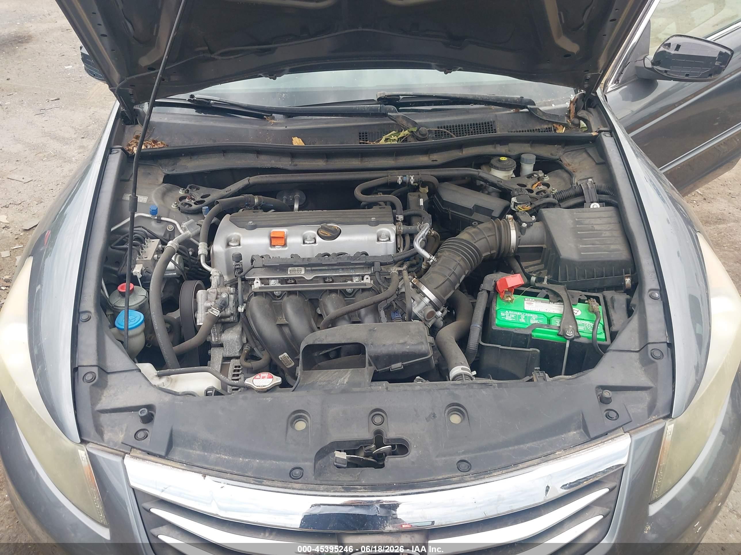 2011 Honda Accord 2.4 Ex Gray vin: 1HGCP2E73BA157613