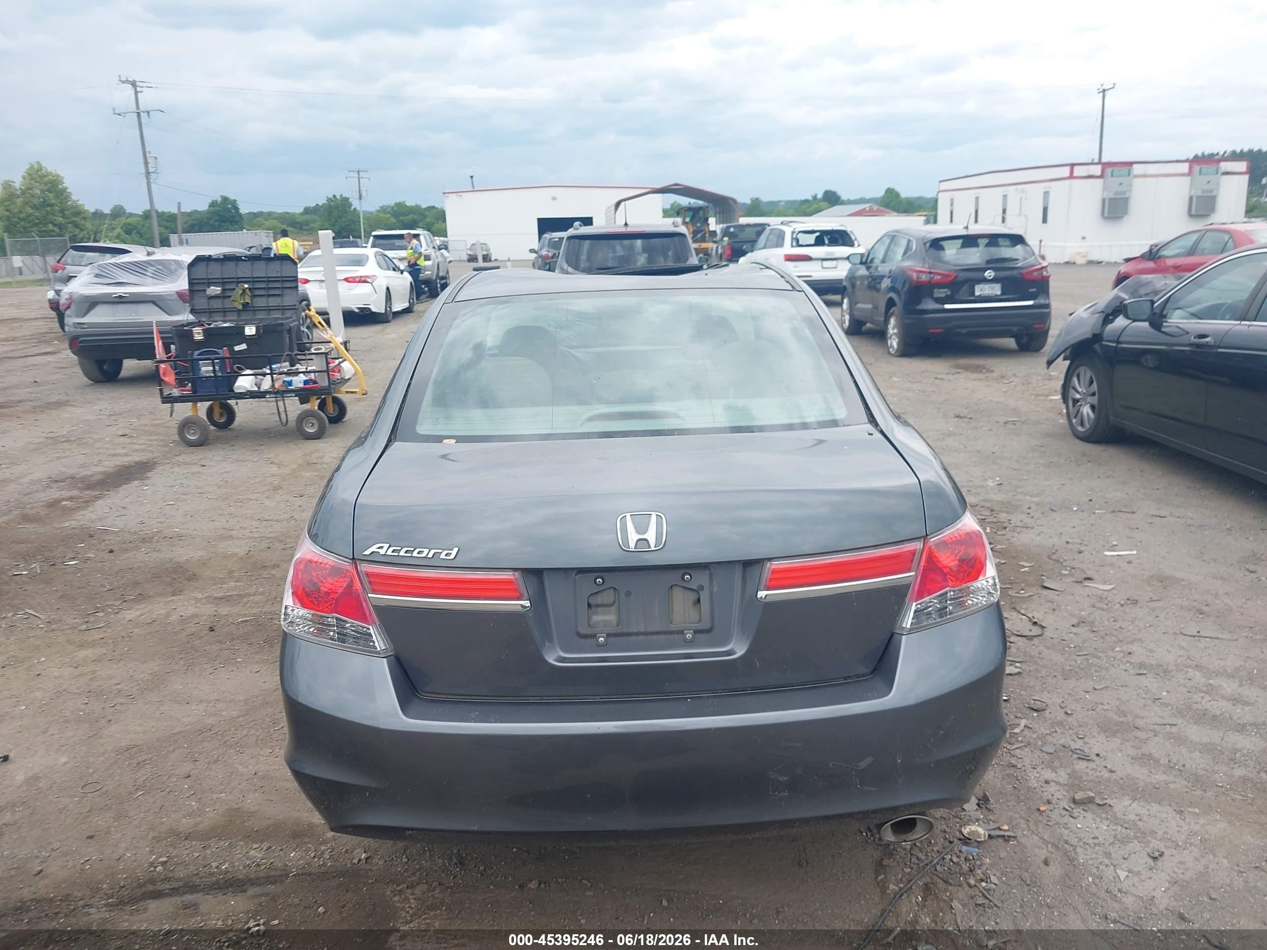 2011 Honda Accord 2.4 Ex Gray vin: 1HGCP2E73BA157613