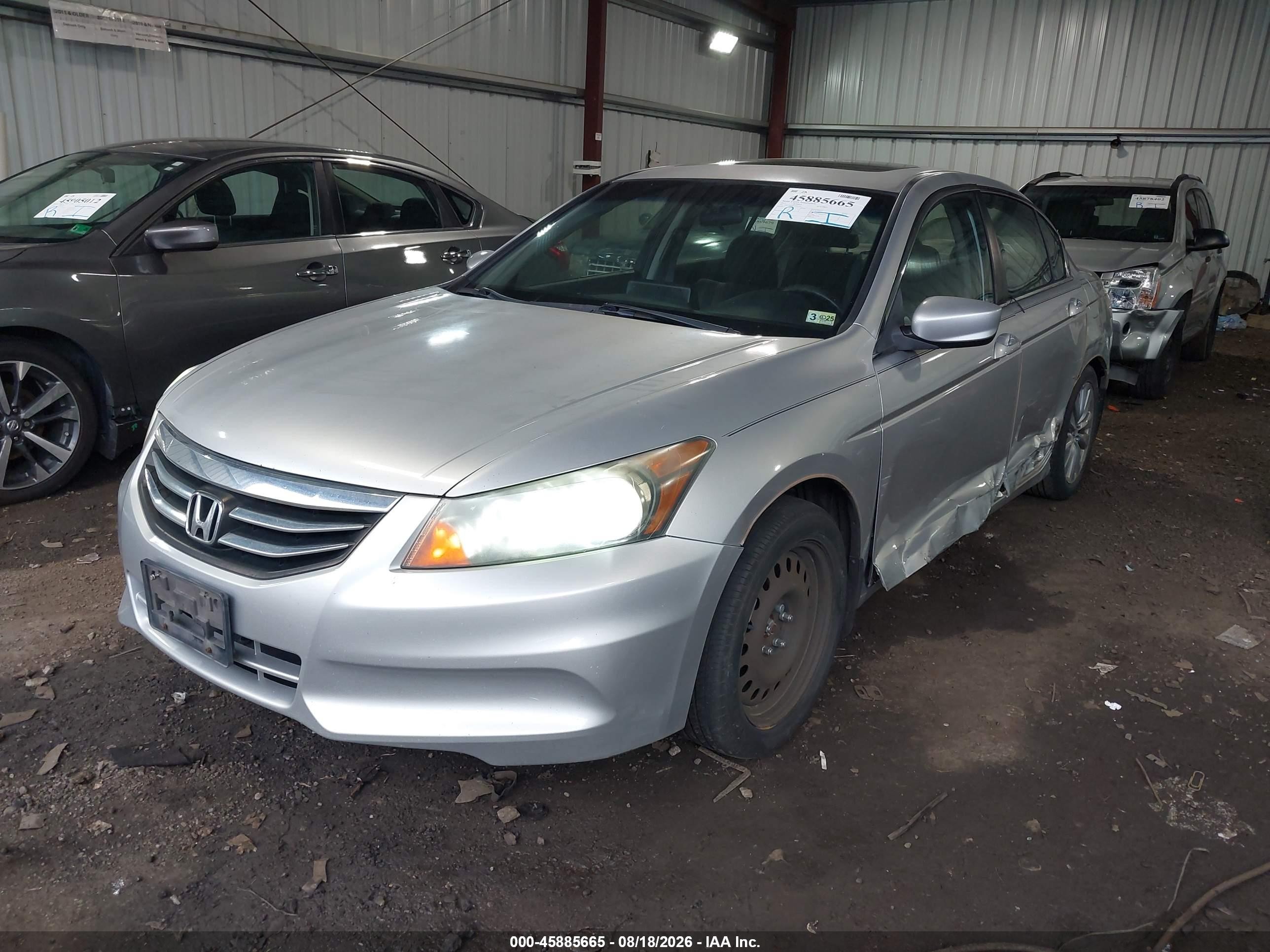 2012 Honda Accord 2.4 Ex Silver vin: 1HGCP2E73CA001587