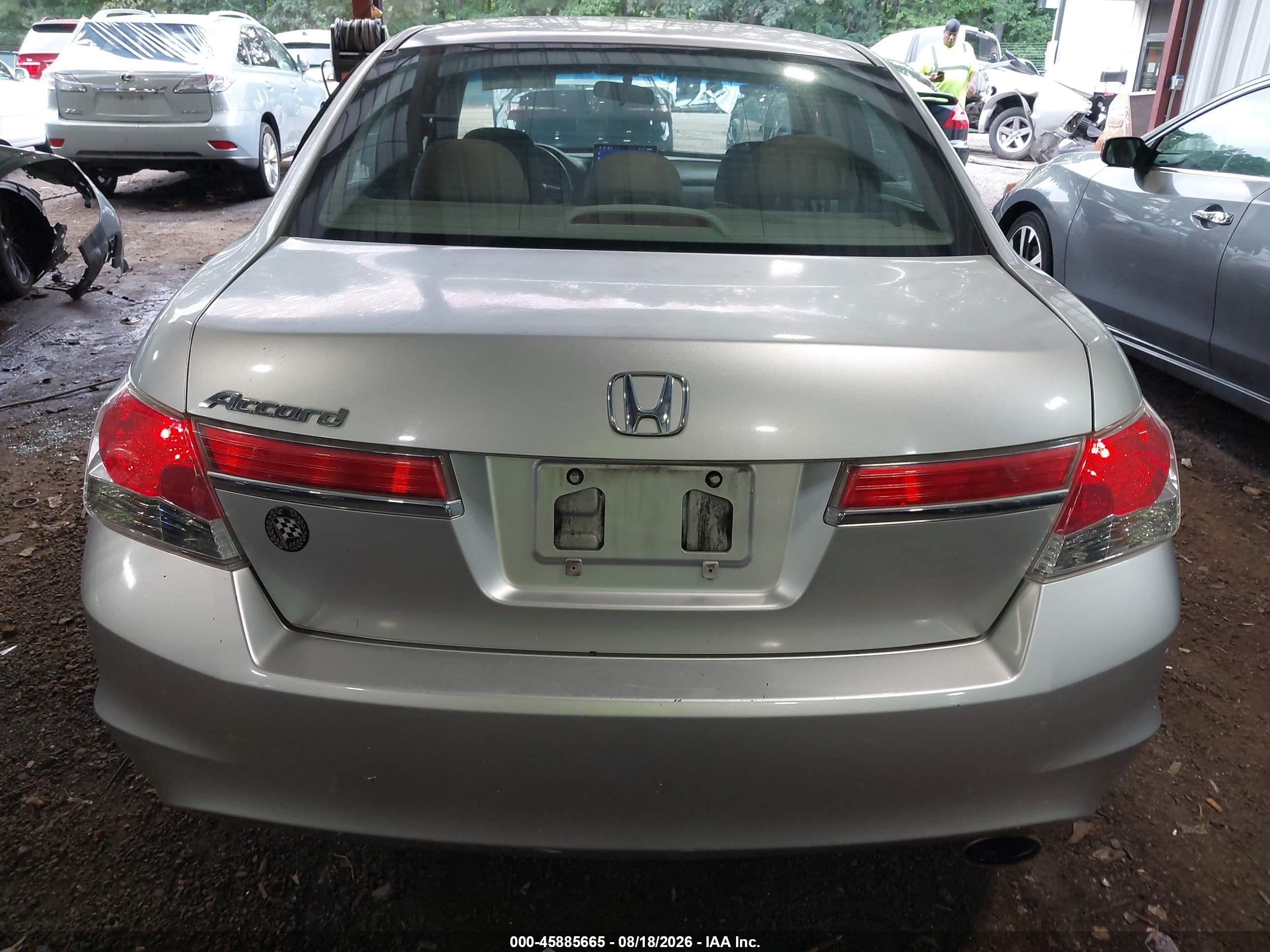 2012 Honda Accord 2.4 Ex Silver vin: 1HGCP2E73CA001587