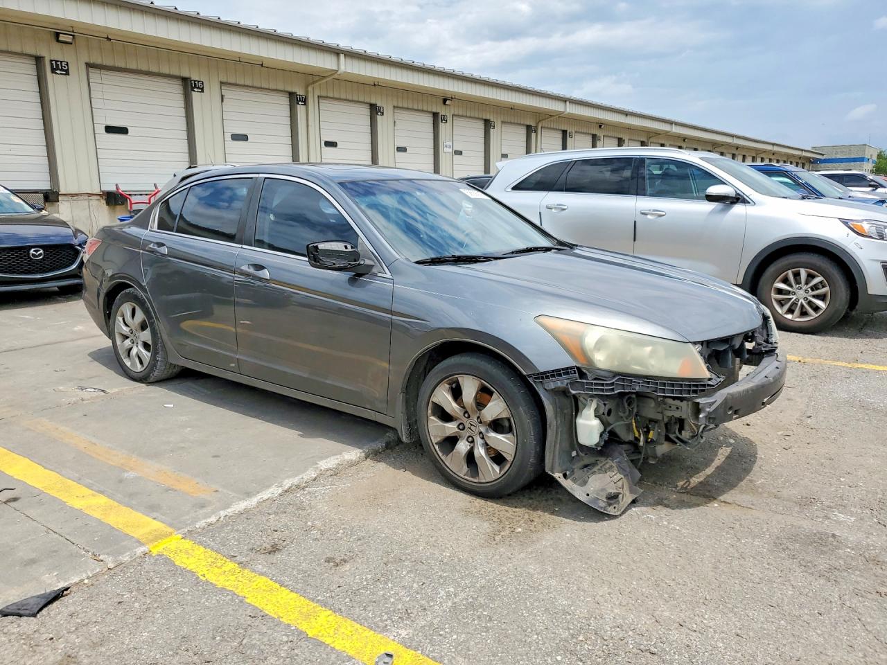 2010 Honda Accord Ex Gray vin: 1HGCP2E74AA075386