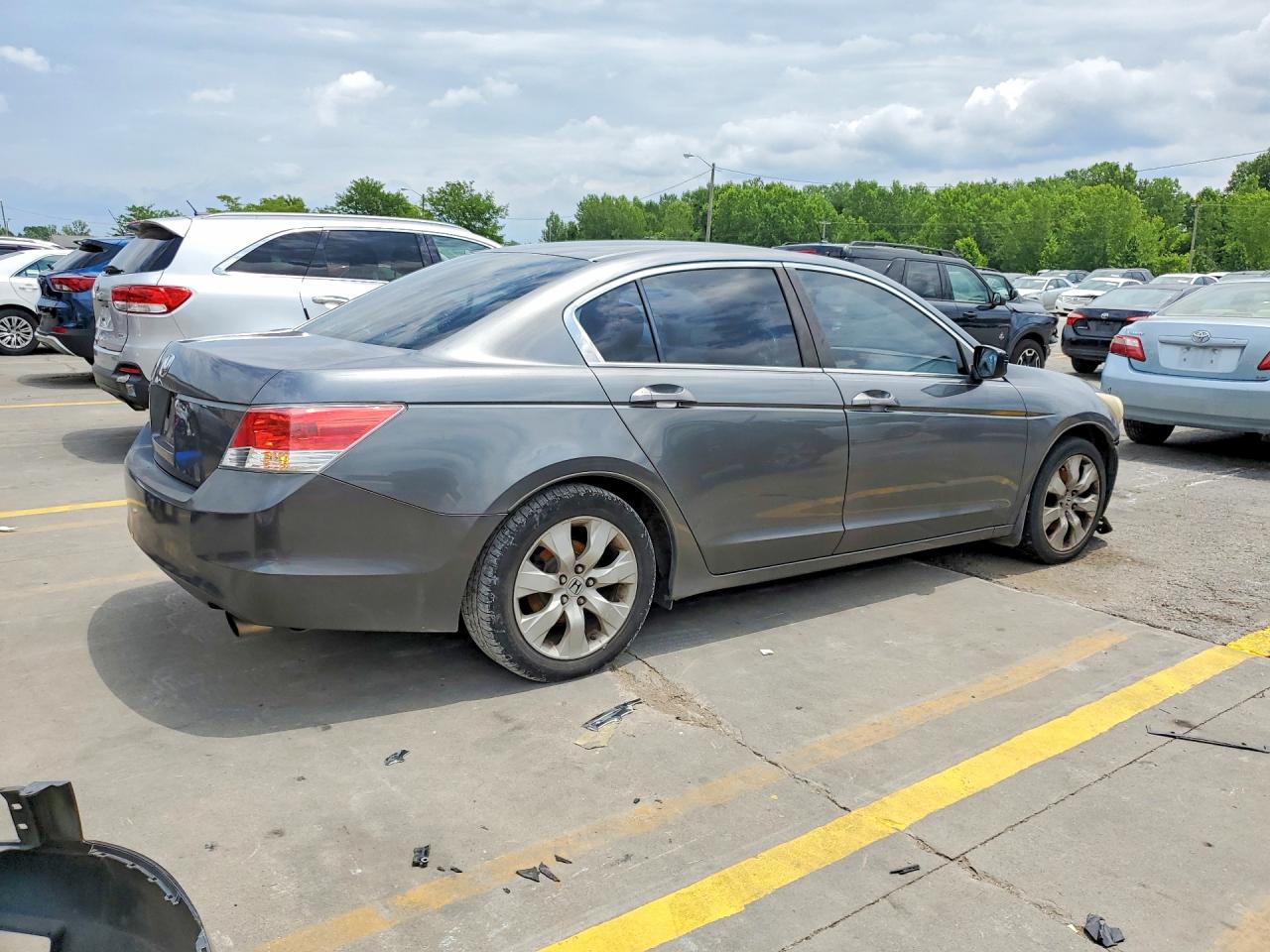2010 Honda Accord Ex Gray vin: 1HGCP2E74AA075386