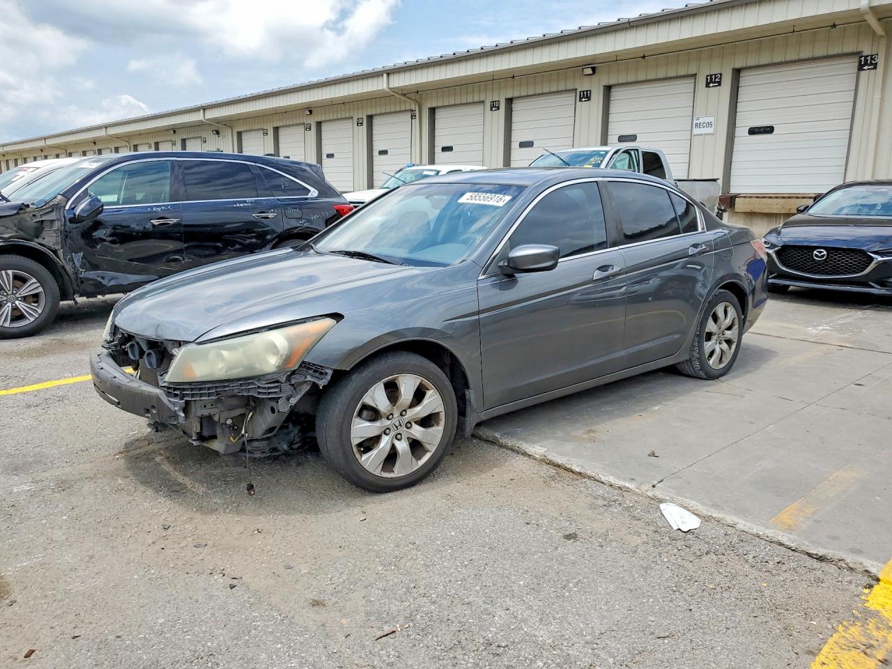 2010 Honda Accord Ex Gray vin: 1HGCP2E74AA075386