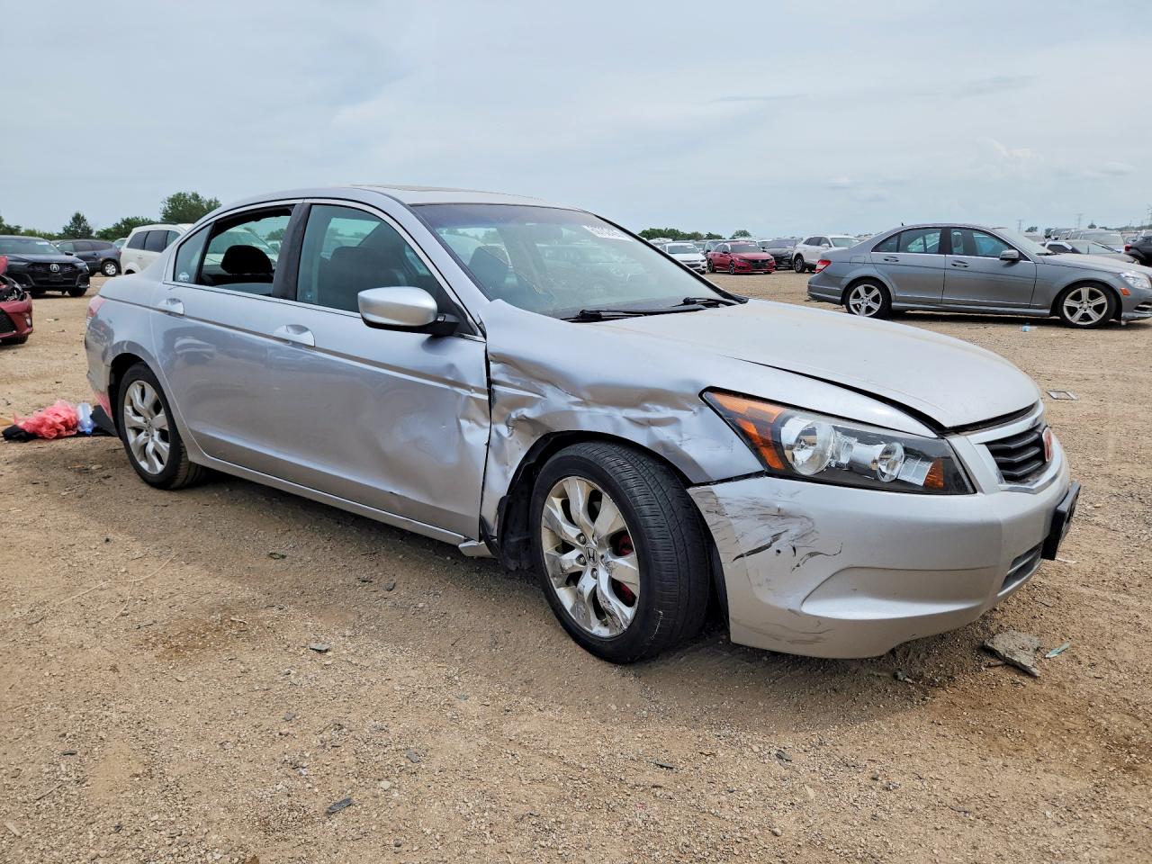 2010 Honda Accord Ex Silver vin: 1HGCP2E77AA154115