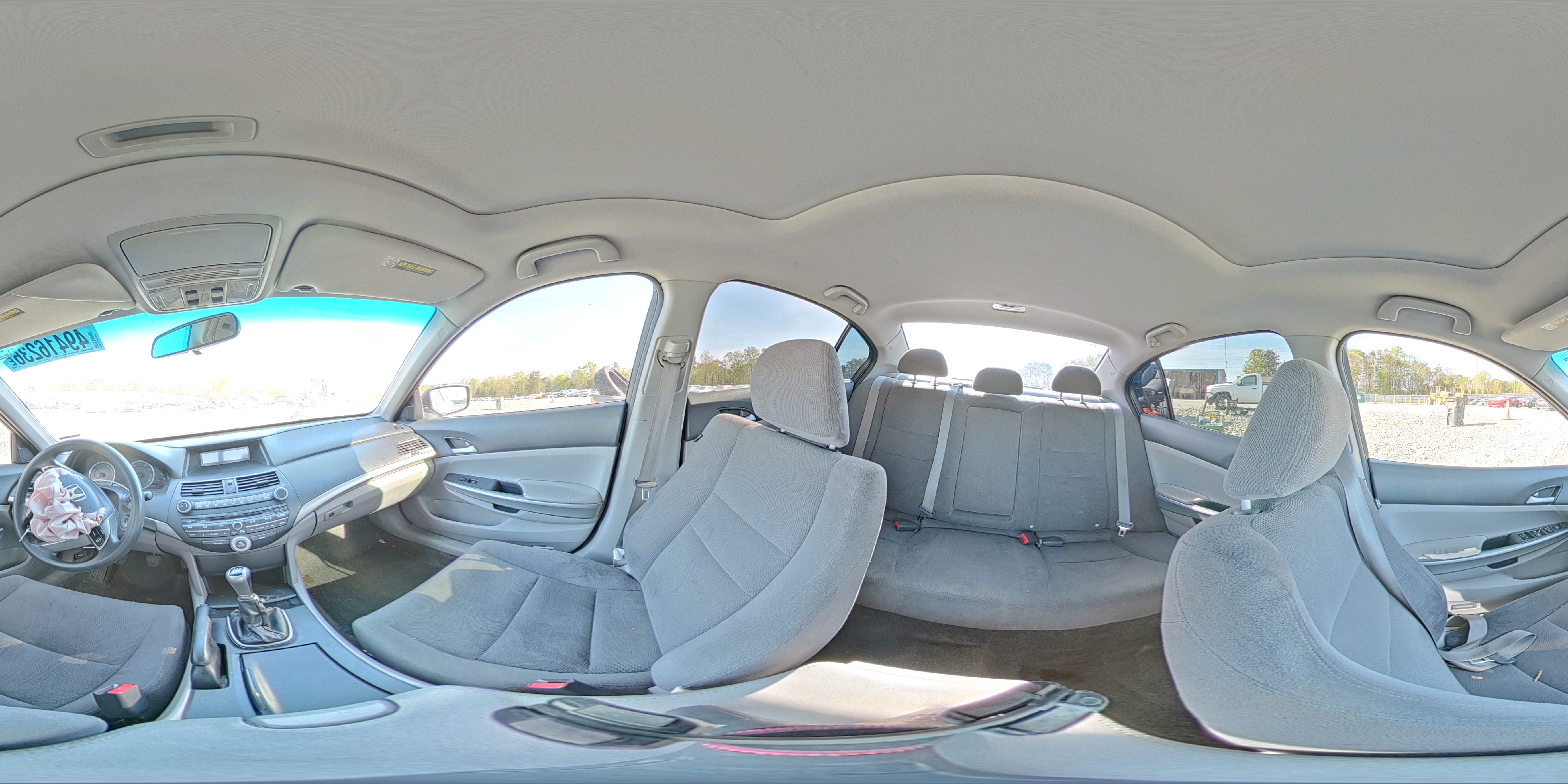 2010 Honda Accord Ex Gray vin: 1HGCP2E79AA098808