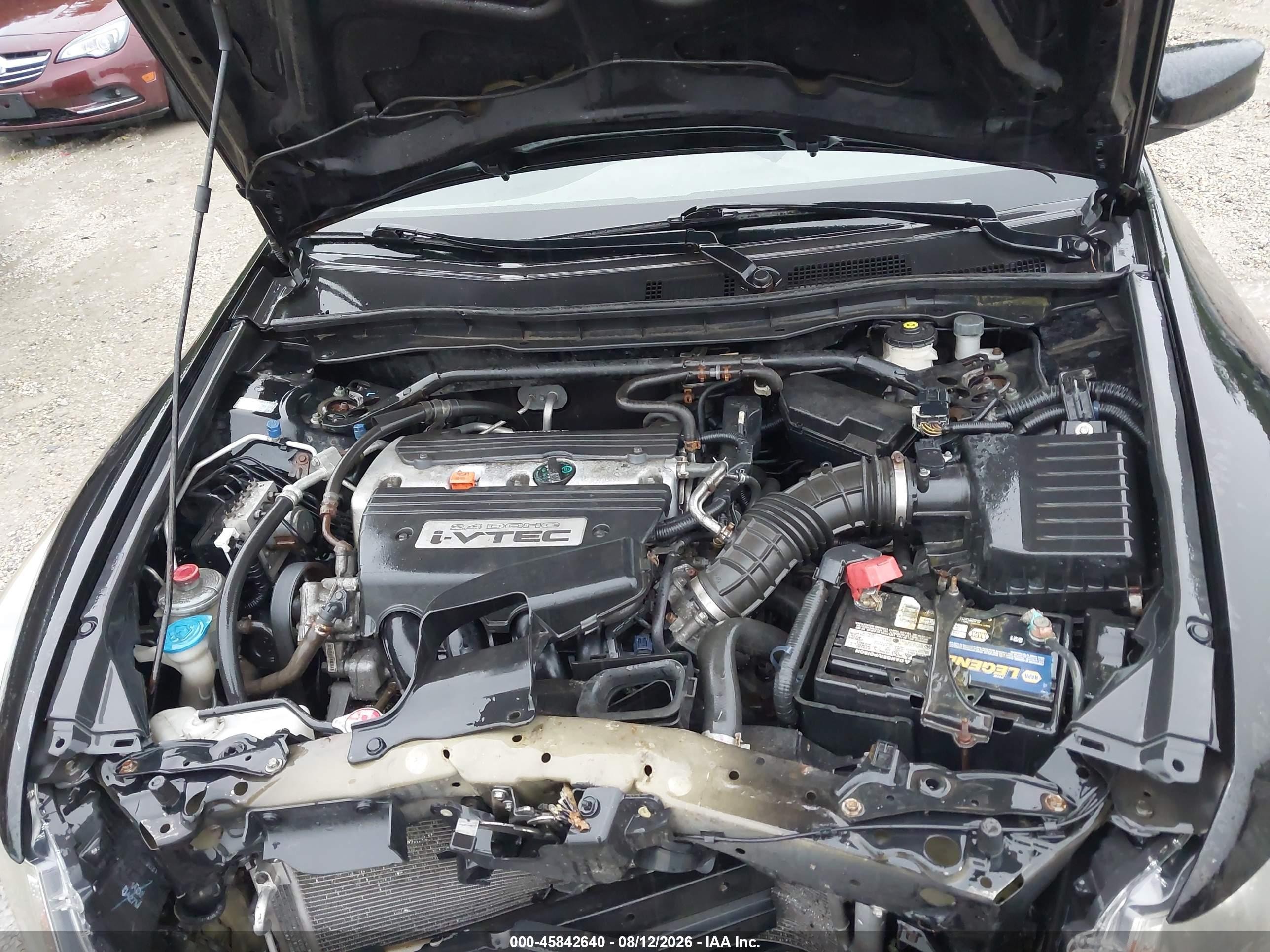 2010 Honda Accord 2.4 Ex Черный vin: 1HGCP2E7XAA087011
