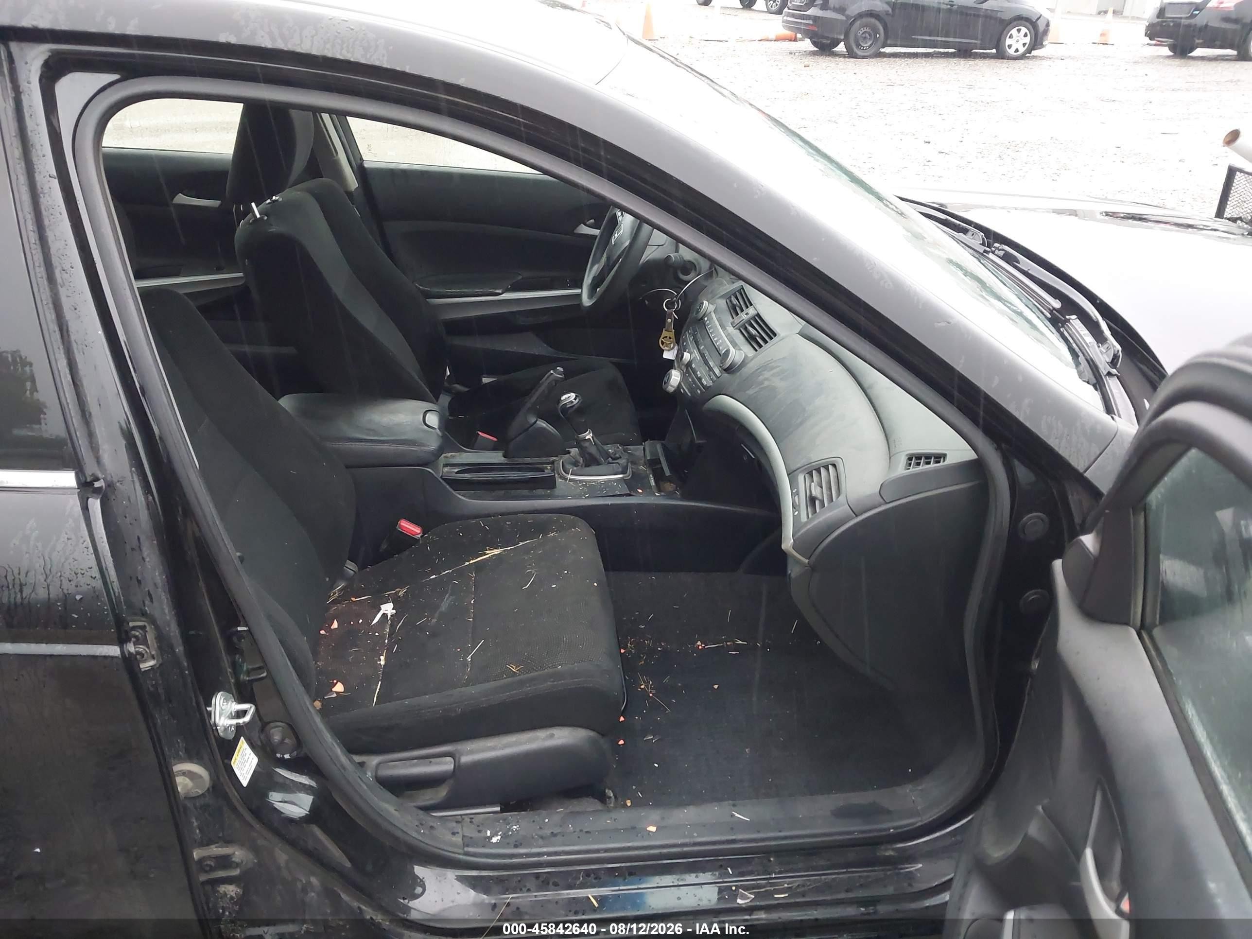 2010 Honda Accord 2.4 Ex Черный vin: 1HGCP2E7XAA087011
