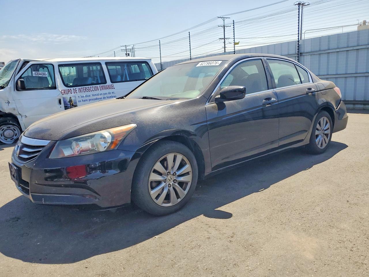 2011 Honda Accord Ex Black vin: 1HGCP2E7XBA129484