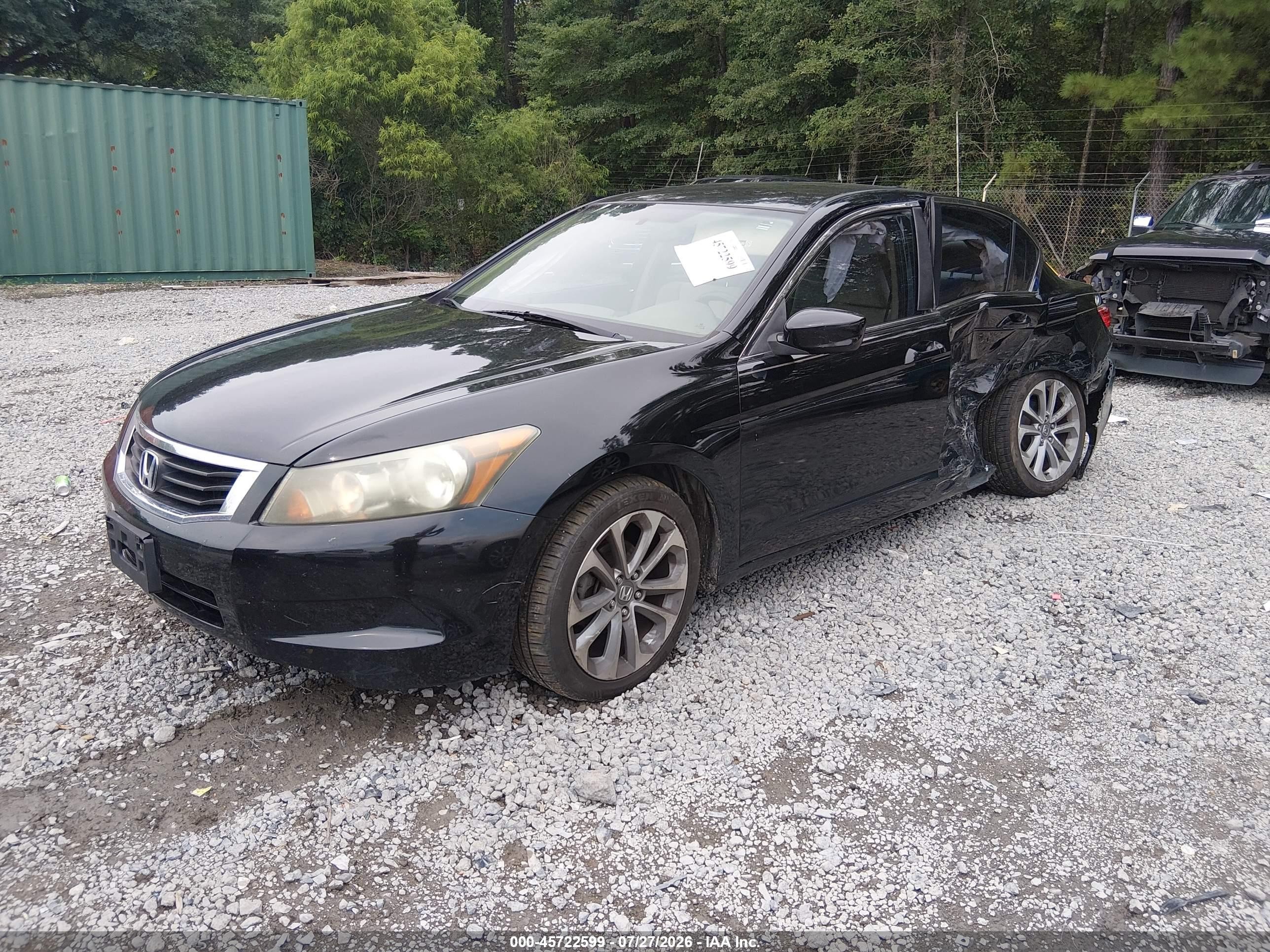 2010 Honda Accord 2.4 Lx Черный vin: 1HGCP2F30AA008554