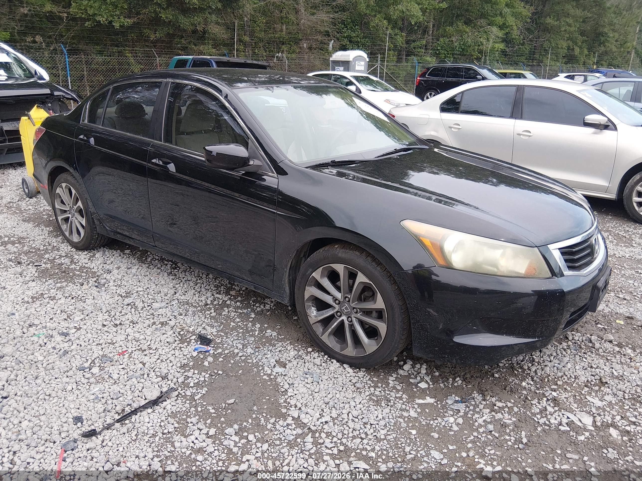 2010 Honda Accord 2.4 Lx Черный vin: 1HGCP2F30AA008554
