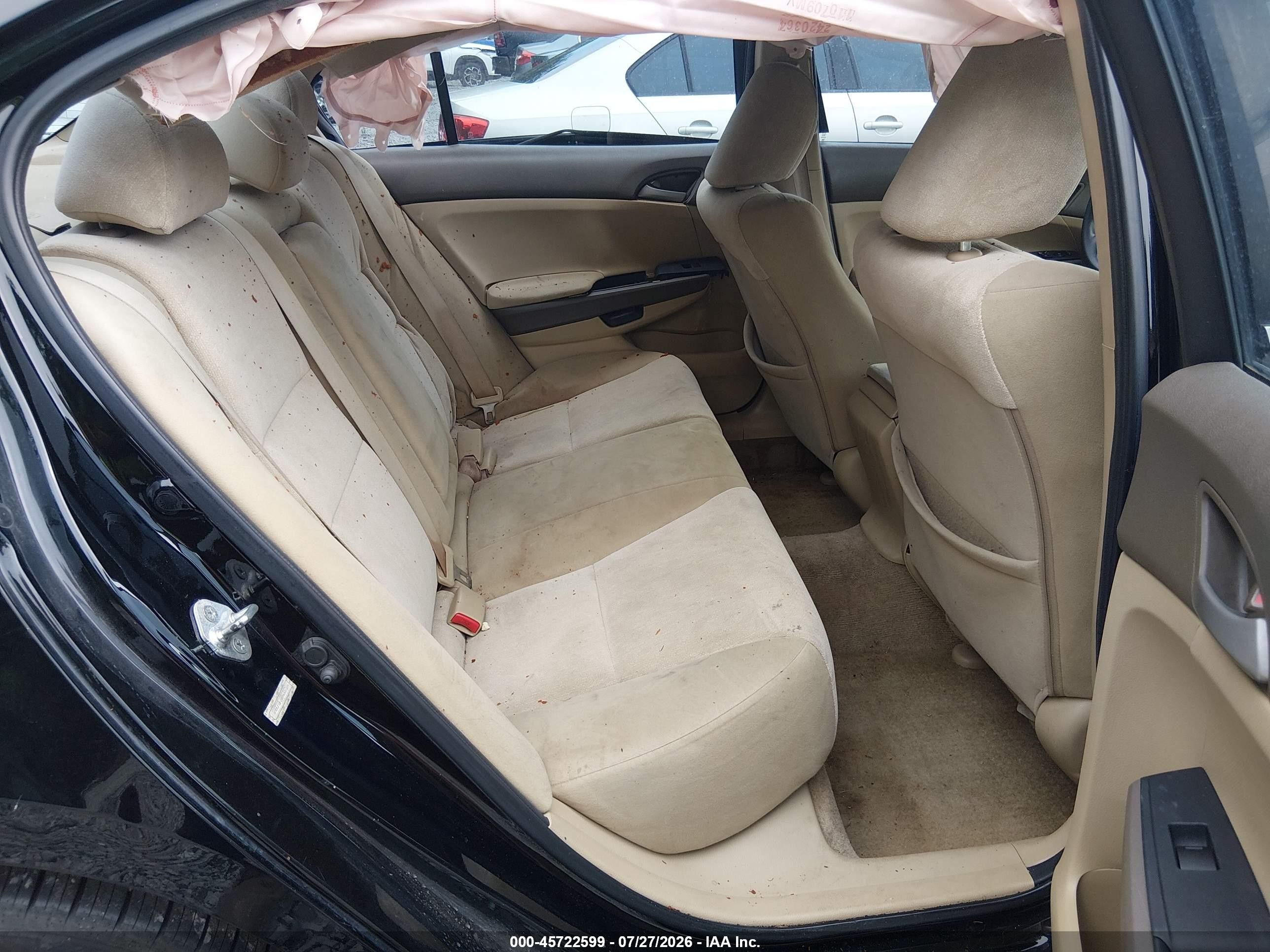 2010 Honda Accord 2.4 Lx Черный vin: 1HGCP2F30AA008554