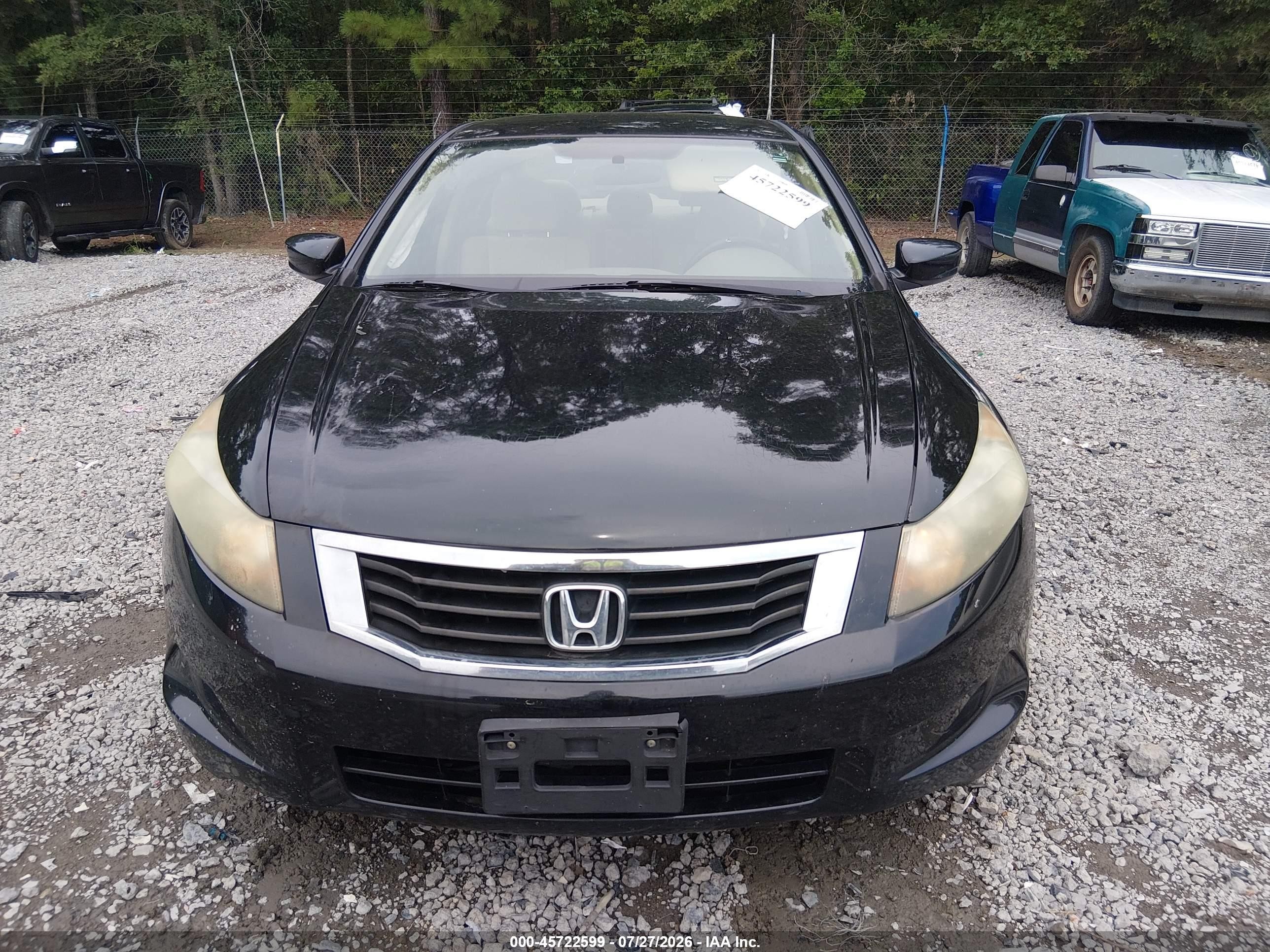 2010 Honda Accord 2.4 Lx Черный vin: 1HGCP2F30AA008554