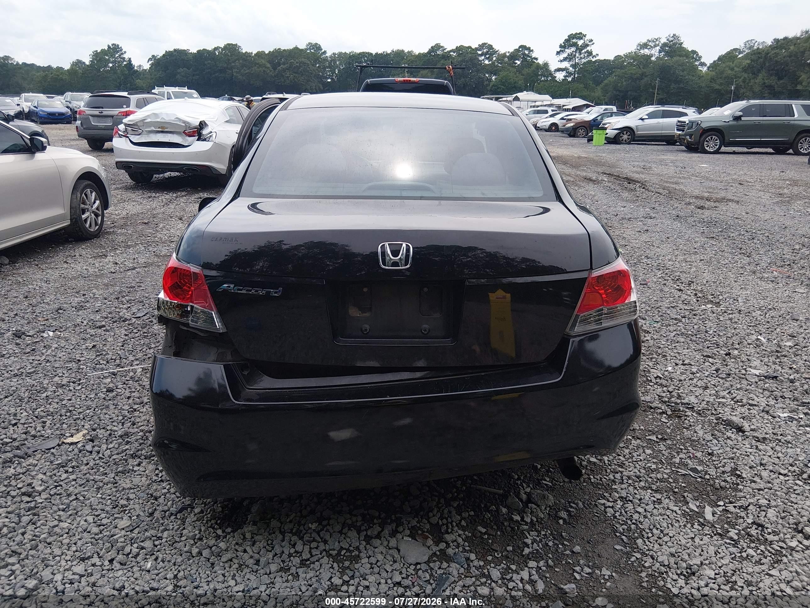 2010 Honda Accord 2.4 Lx Черный vin: 1HGCP2F30AA008554