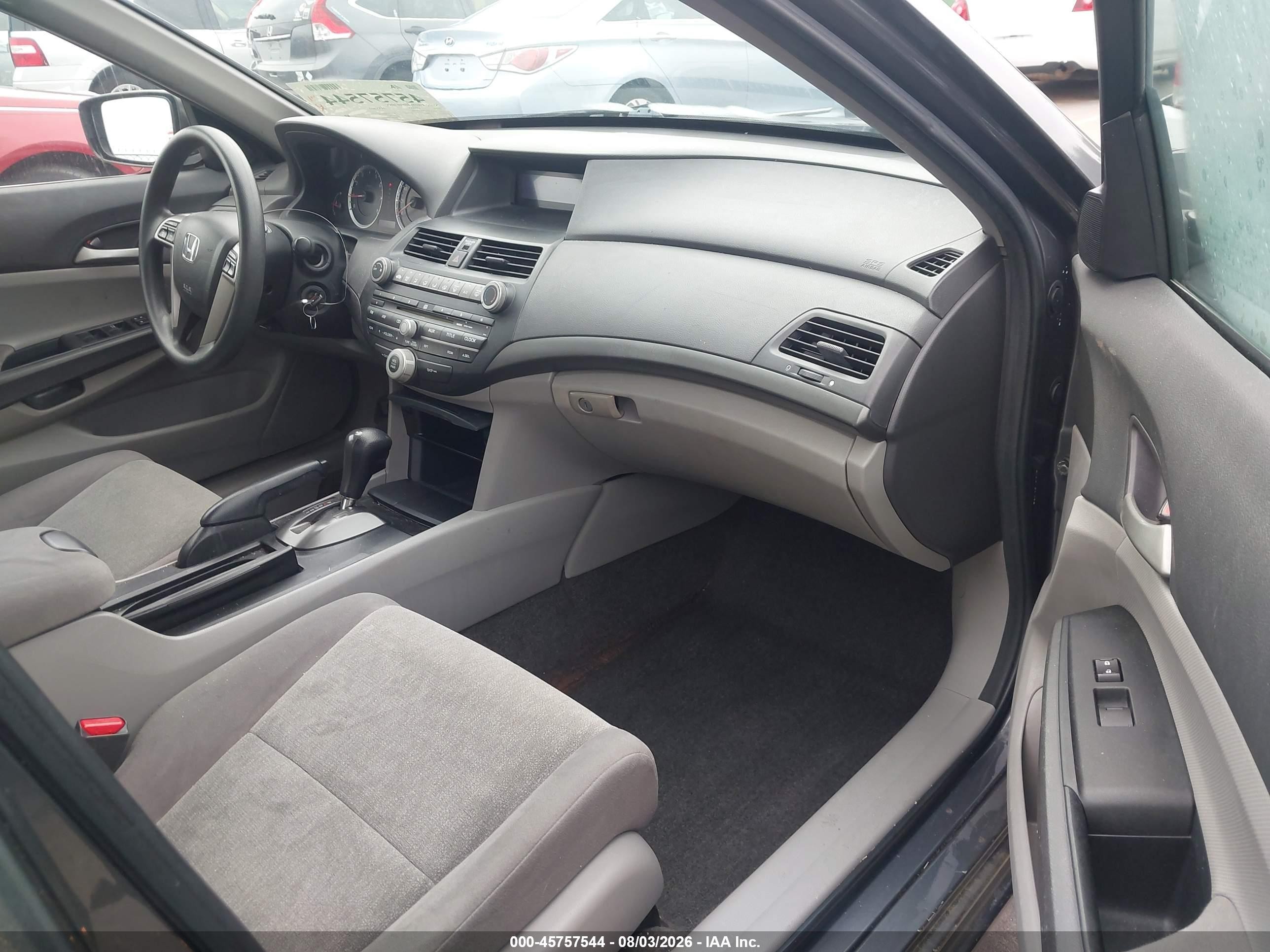 2010 Honda Accord 2.4 Lx Gray vin: 1HGCP2F30AA034863