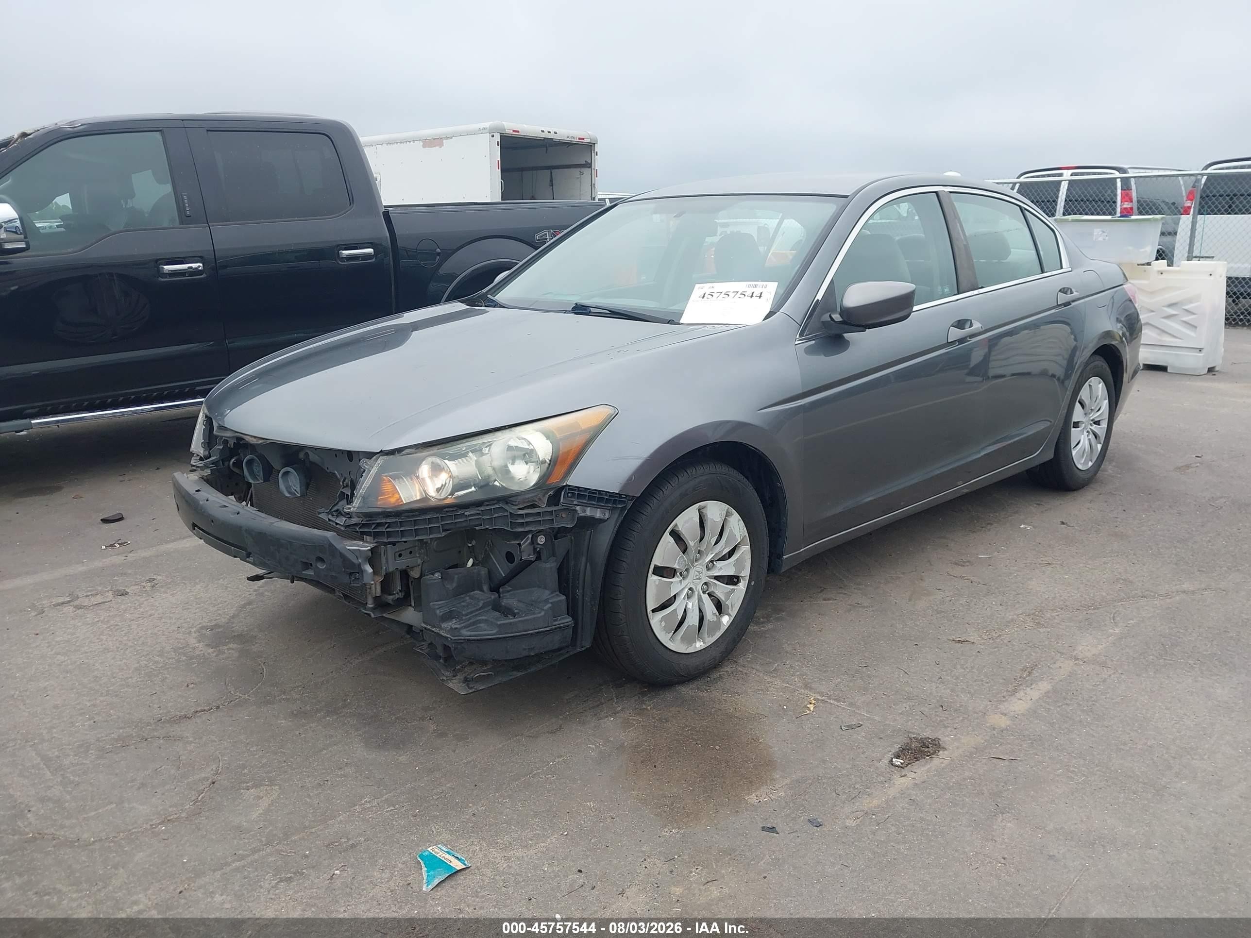 2010 Honda Accord 2.4 Lx Gray vin: 1HGCP2F30AA034863