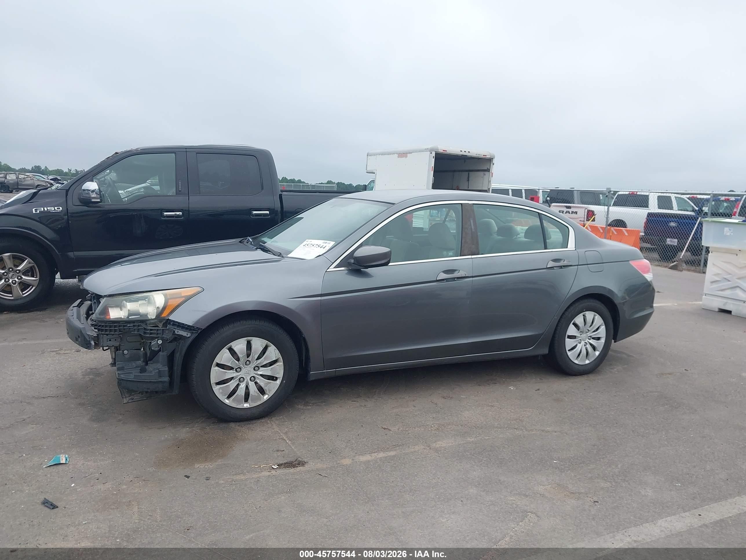 2010 Honda Accord 2.4 Lx Gray vin: 1HGCP2F30AA034863