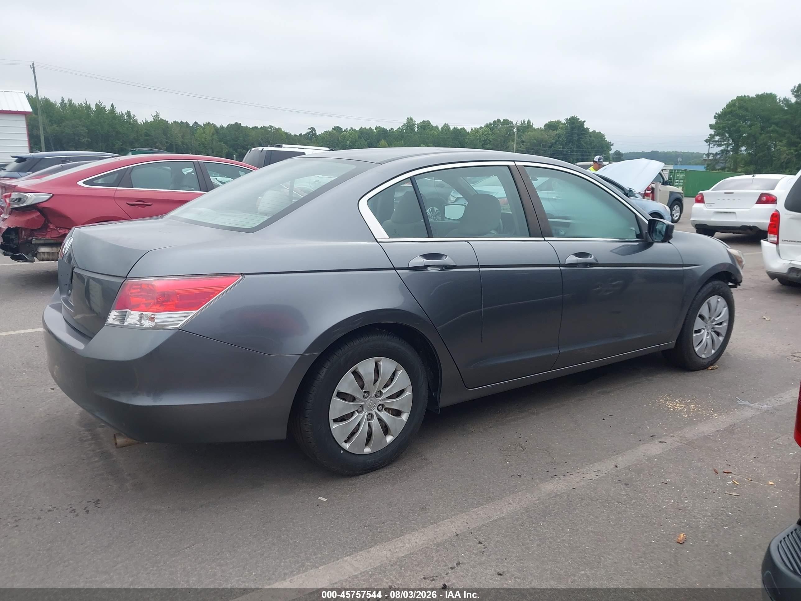 2010 Honda Accord 2.4 Lx Gray vin: 1HGCP2F30AA034863