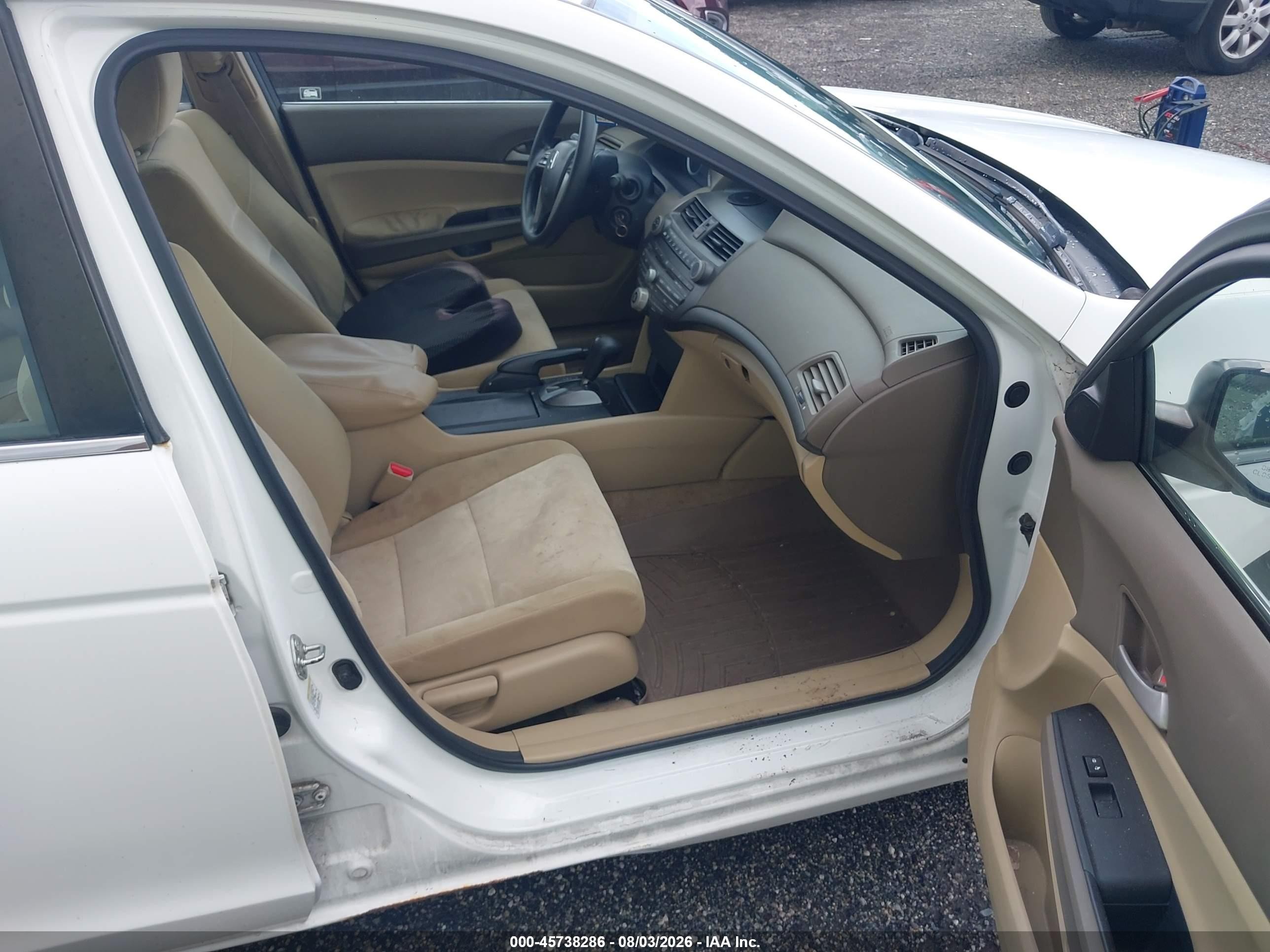 2010 Honda Accord 2.4 Lx Белый vin: 1HGCP2F30AA087689
