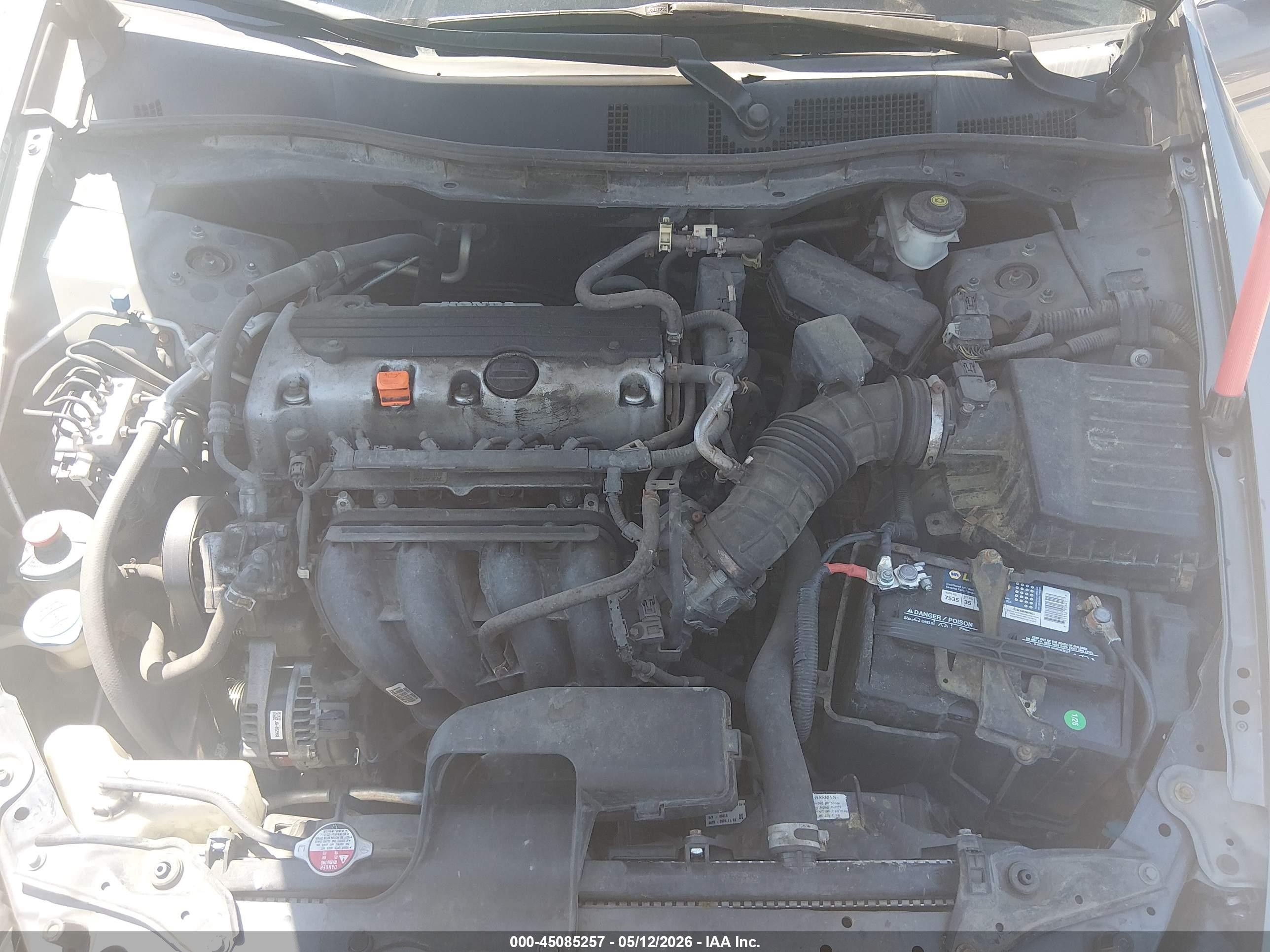 2010 Honda Accord 2.4 Lx Gray vin: 1HGCP2F30AA097378
