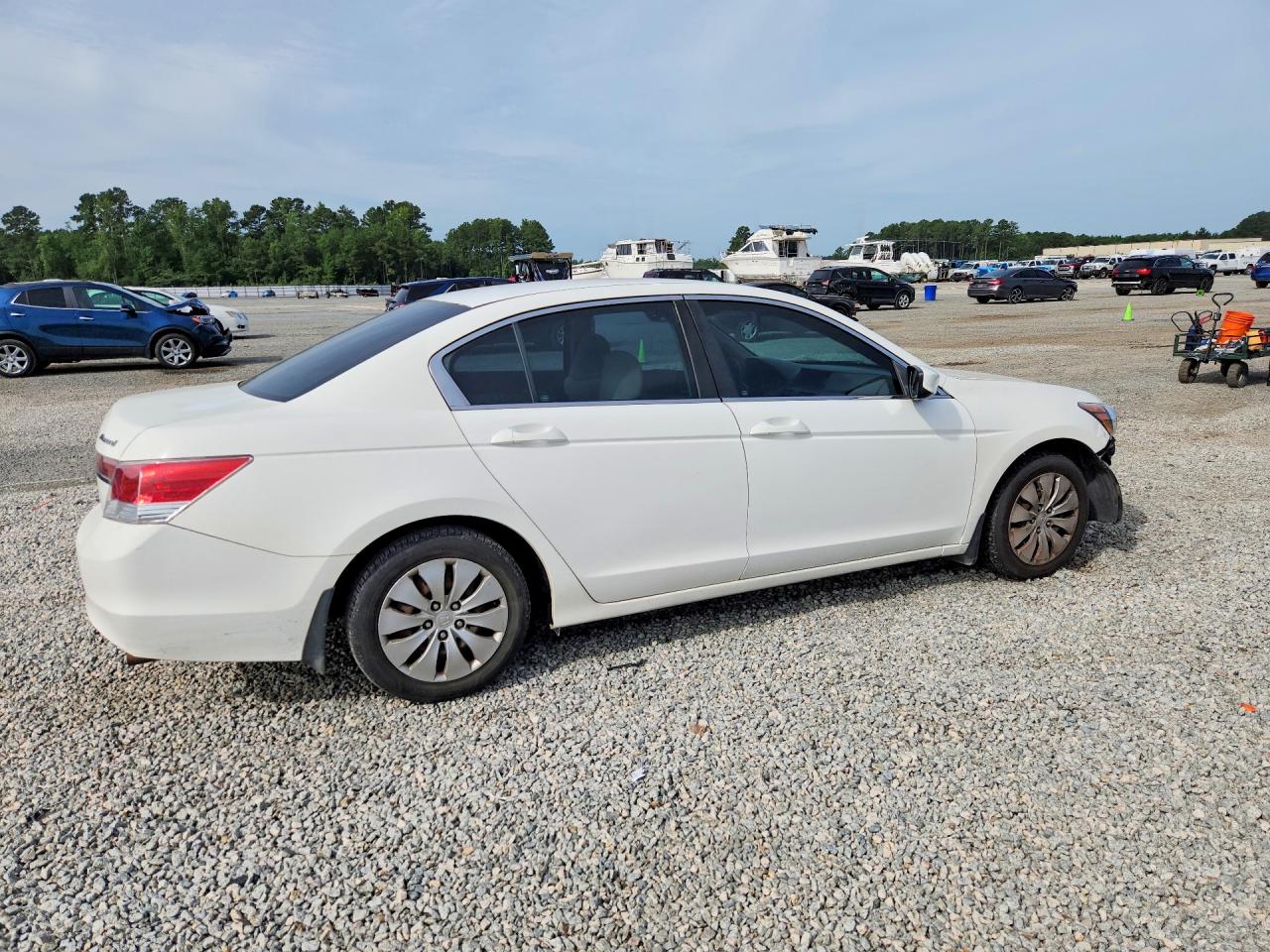 2010 Honda Accord Lx White vin: 1HGCP2F30AA103292