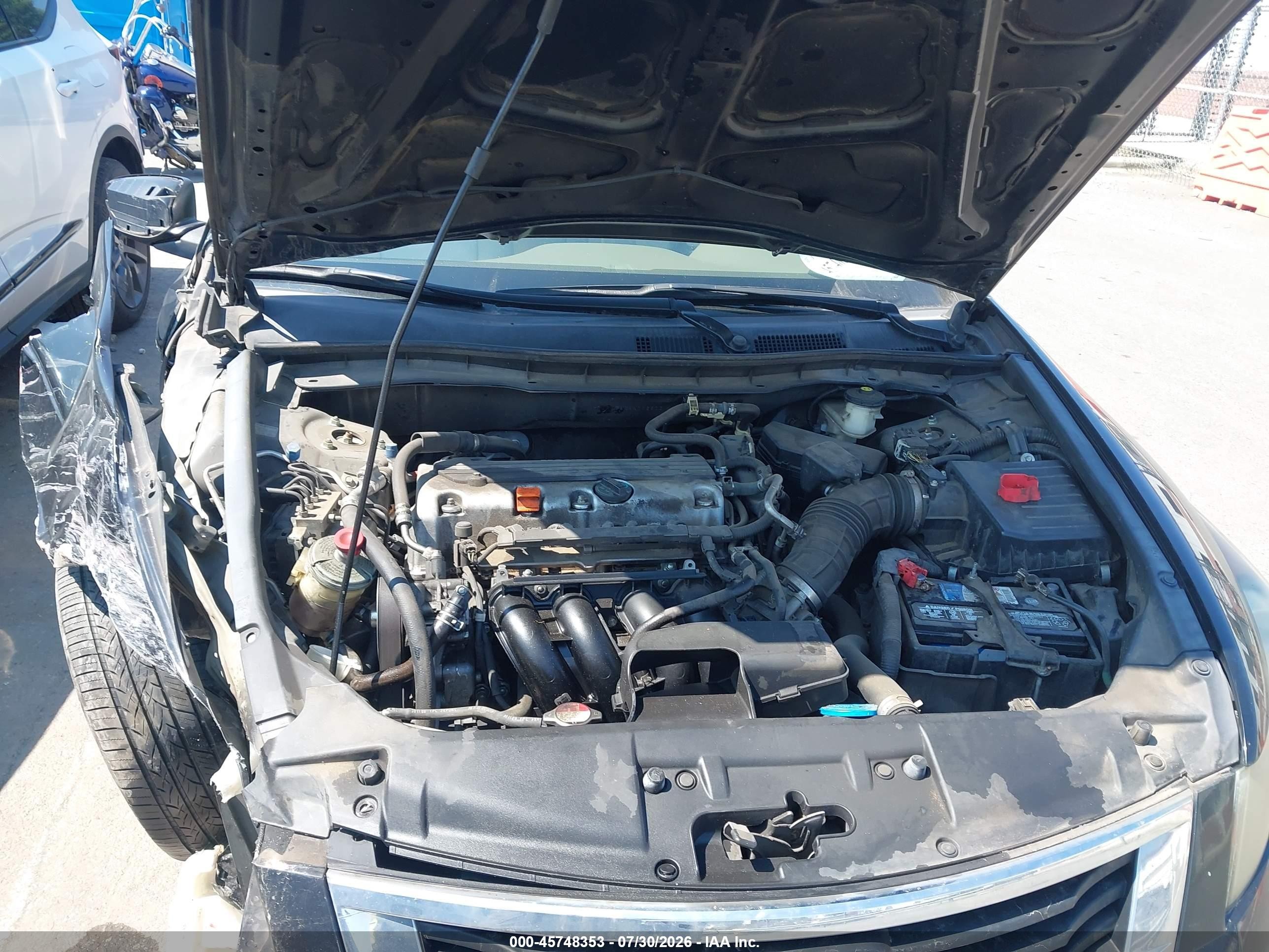 2010 Honda Accord 2.4 Lx Black vin: 1HGCP2F30AA112803