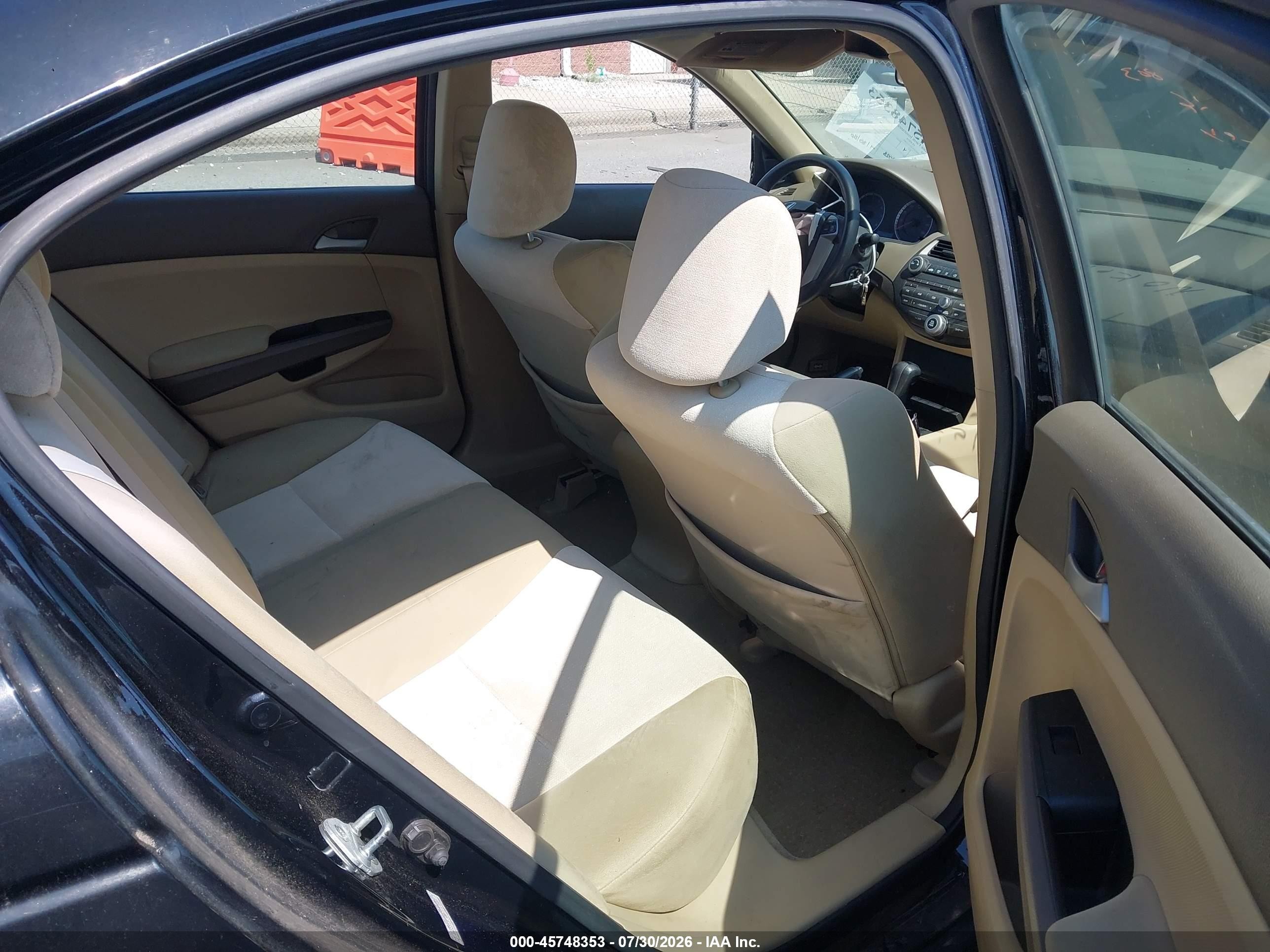 2010 Honda Accord 2.4 Lx Black vin: 1HGCP2F30AA112803
