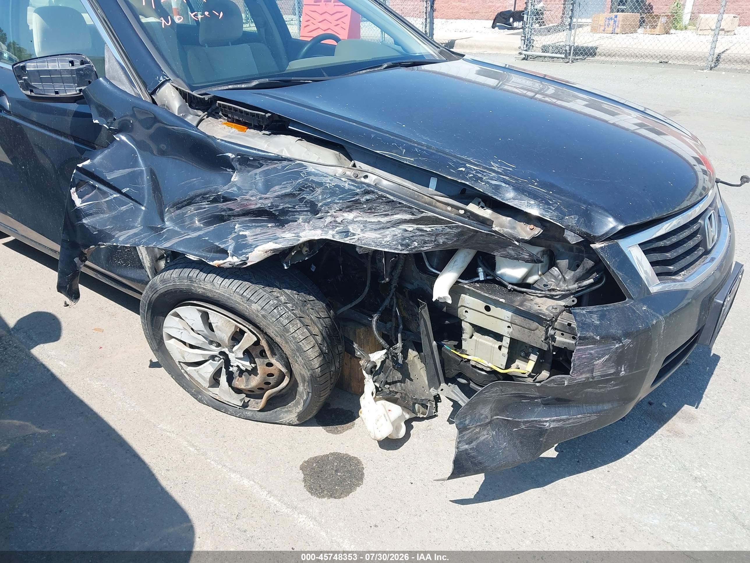 2010 Honda Accord 2.4 Lx Black vin: 1HGCP2F30AA112803