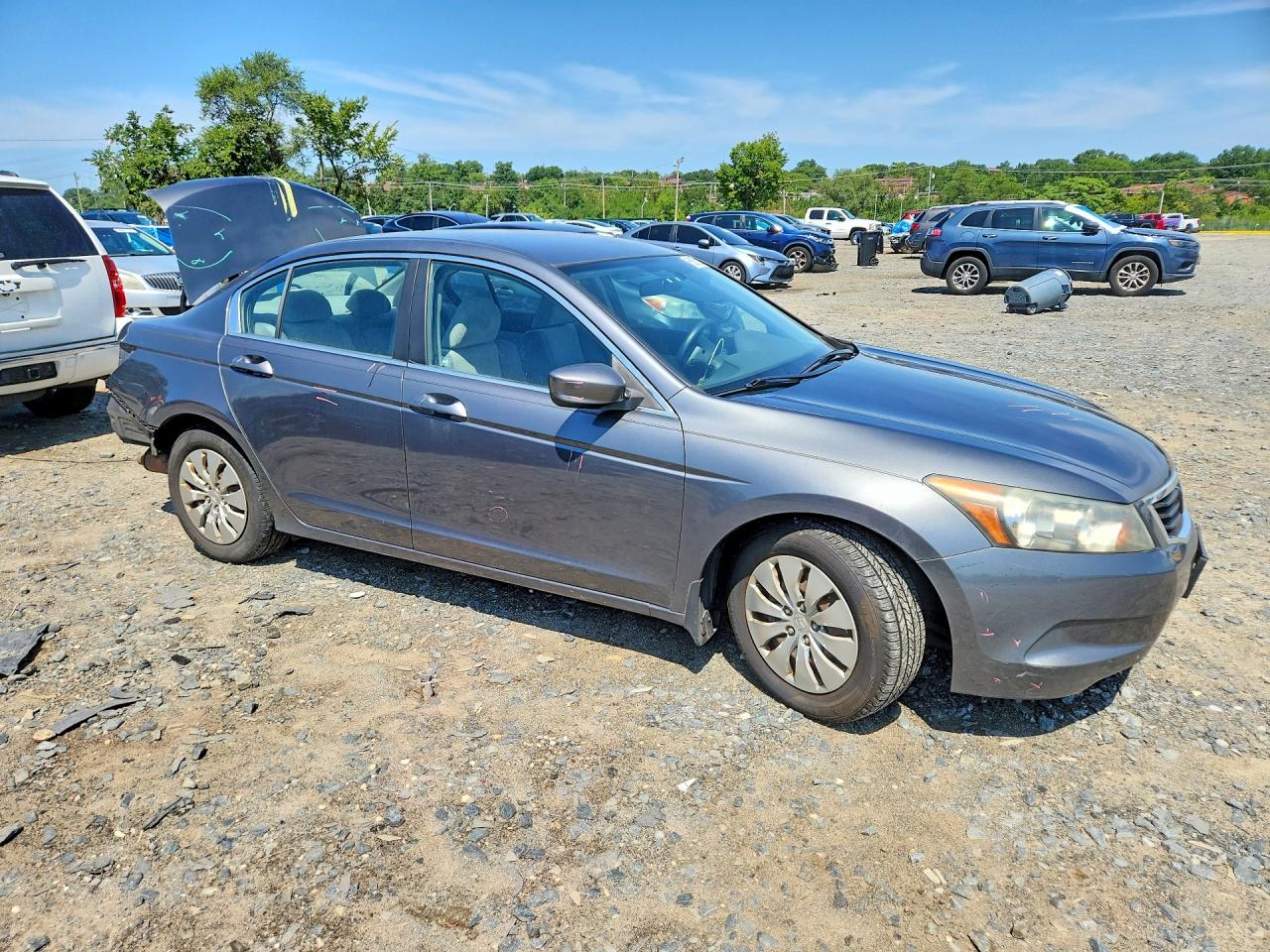 2010 Honda Accord Lx Gray vin: 1HGCP2F30AA120593