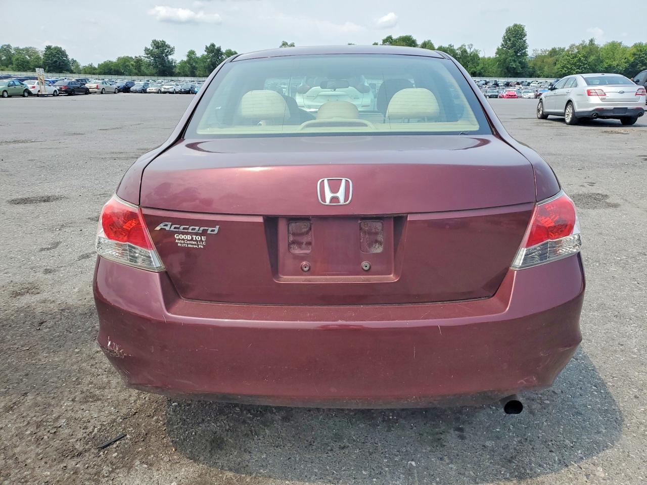 2010 Honda Accord Lx Burgundy vin: 1HGCP2F30AA159619