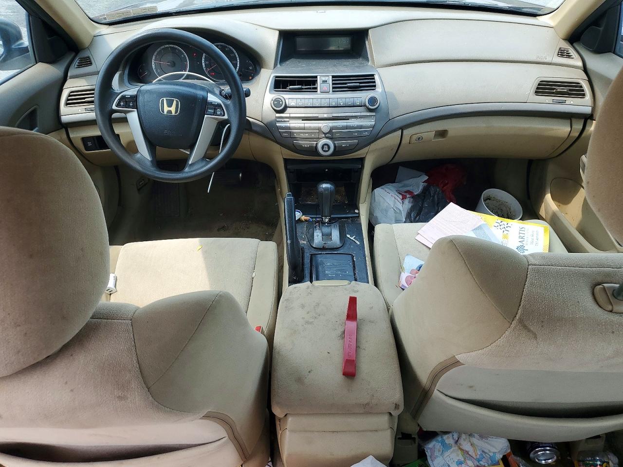 2010 Honda Accord Lx Burgundy vin: 1HGCP2F30AA159619