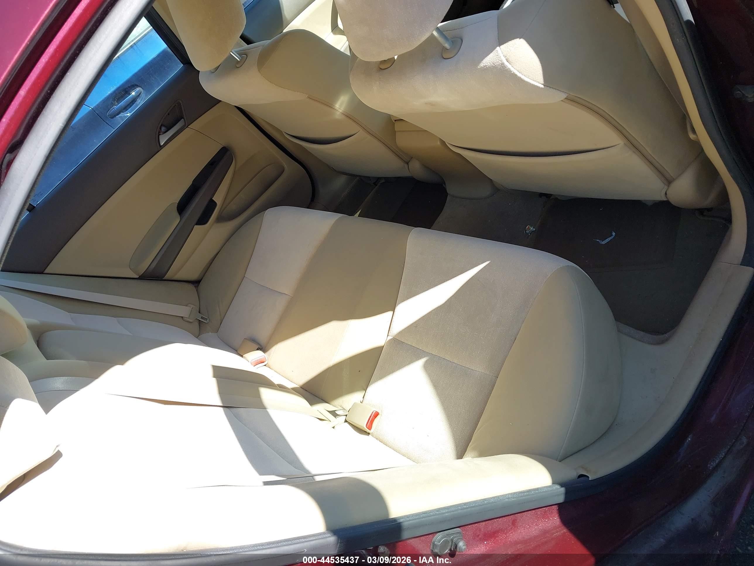2010 Honda Accord 2.4 Lx Maroon vin: 1HGCP2F30AA184245