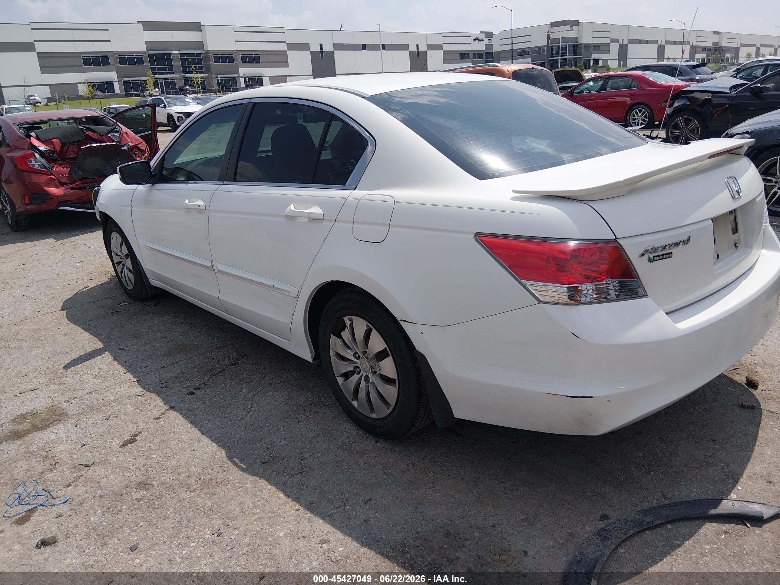2010 Honda Accord 2.4 Lx Белый vin: 1HGCP2F30AA186304