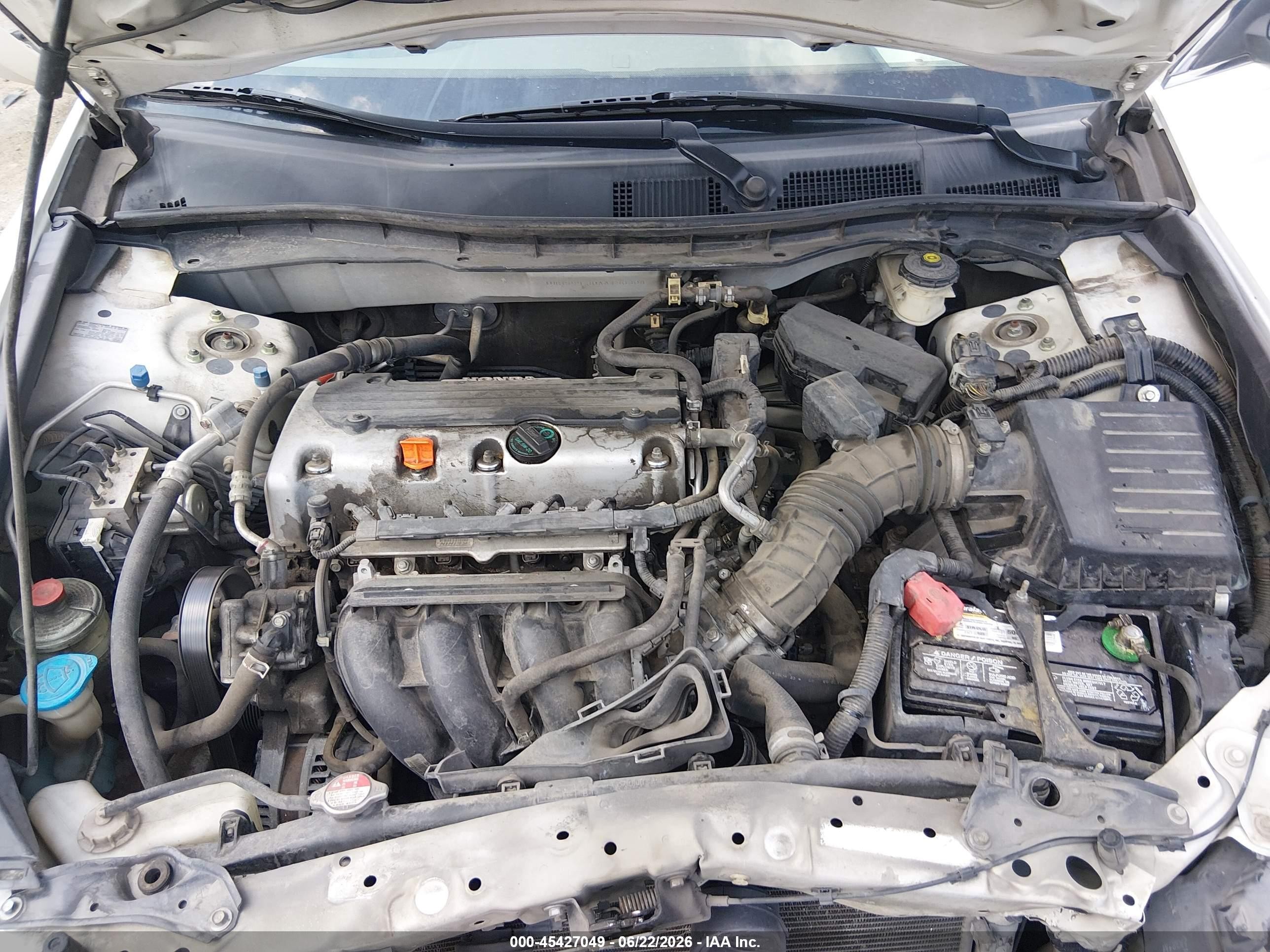 2010 Honda Accord 2.4 Lx Белый vin: 1HGCP2F30AA186304