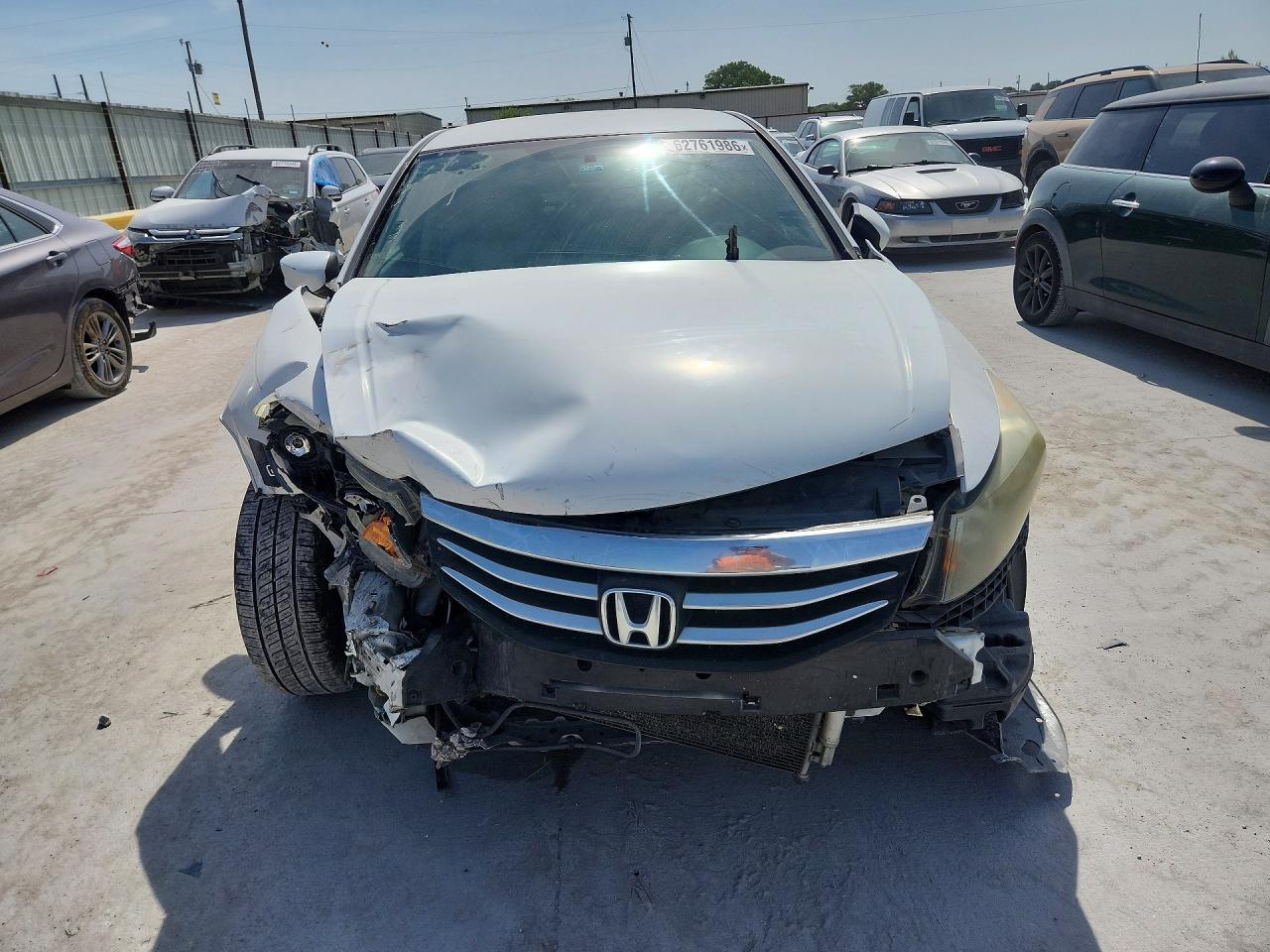 2011 Honda Accord Lx White vin: 1HGCP2F30BA034945