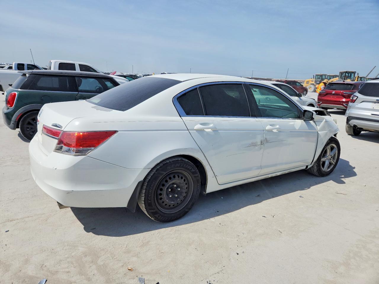 2011 Honda Accord Lx White vin: 1HGCP2F30BA034945