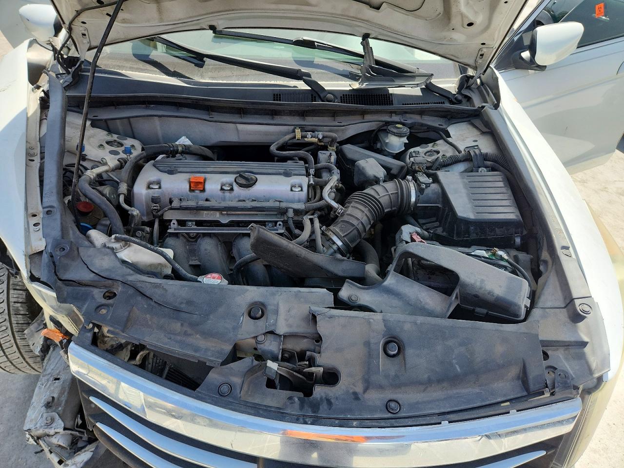2011 Honda Accord Lx White vin: 1HGCP2F30BA034945