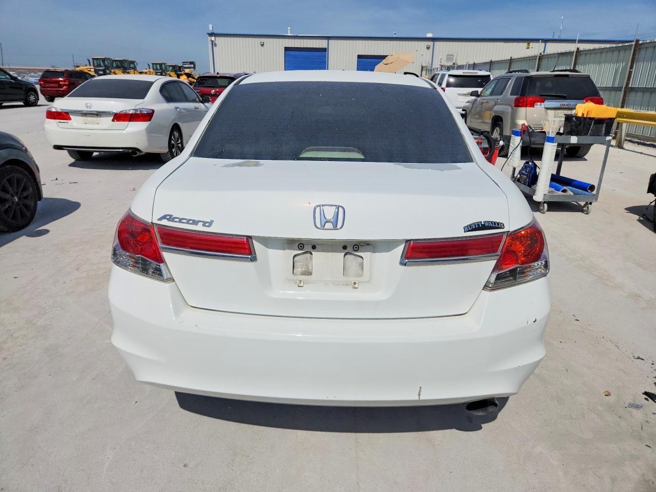 2011 Honda Accord Lx White vin: 1HGCP2F30BA034945