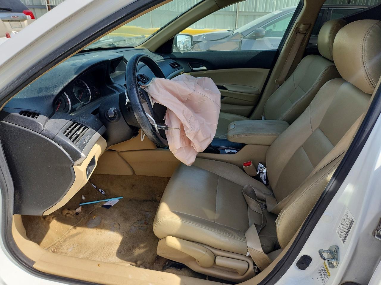 2011 Honda Accord Lx White vin: 1HGCP2F30BA034945