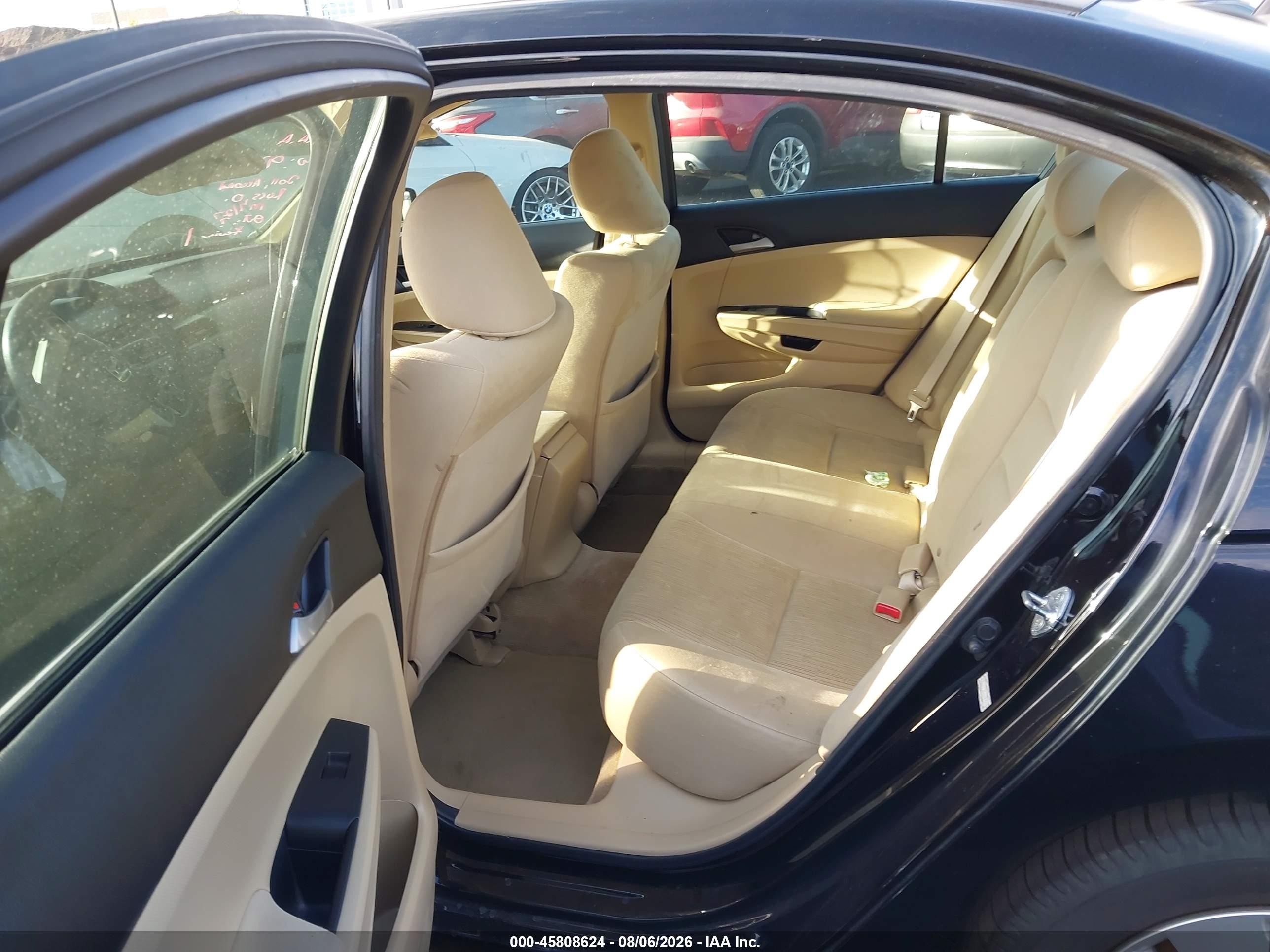 2011 Honda Accord 2.4 Lx Black vin: 1HGCP2F30BA043239
