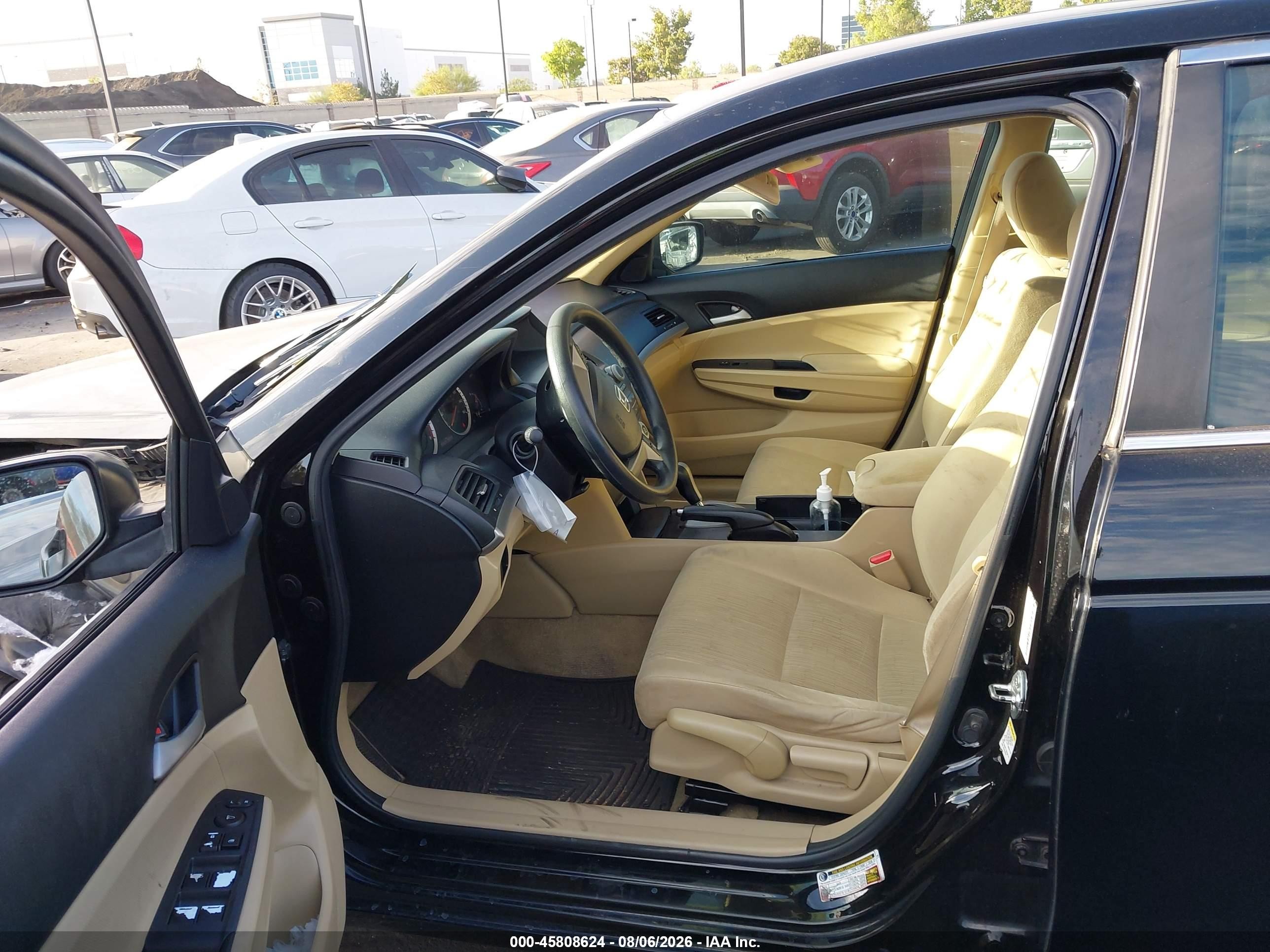 2011 Honda Accord 2.4 Lx Black vin: 1HGCP2F30BA043239