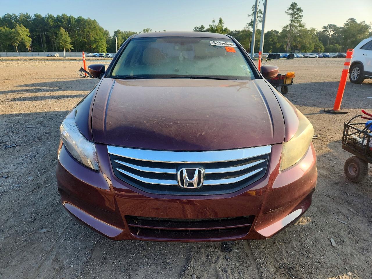 2011 Honda Accord Lx Maroon vin: 1HGCP2F30BA056086