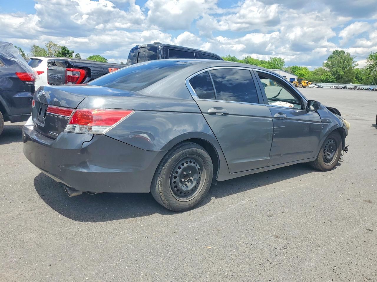 2011 Honda Accord Lx Gray vin: 1HGCP2F30BA090576