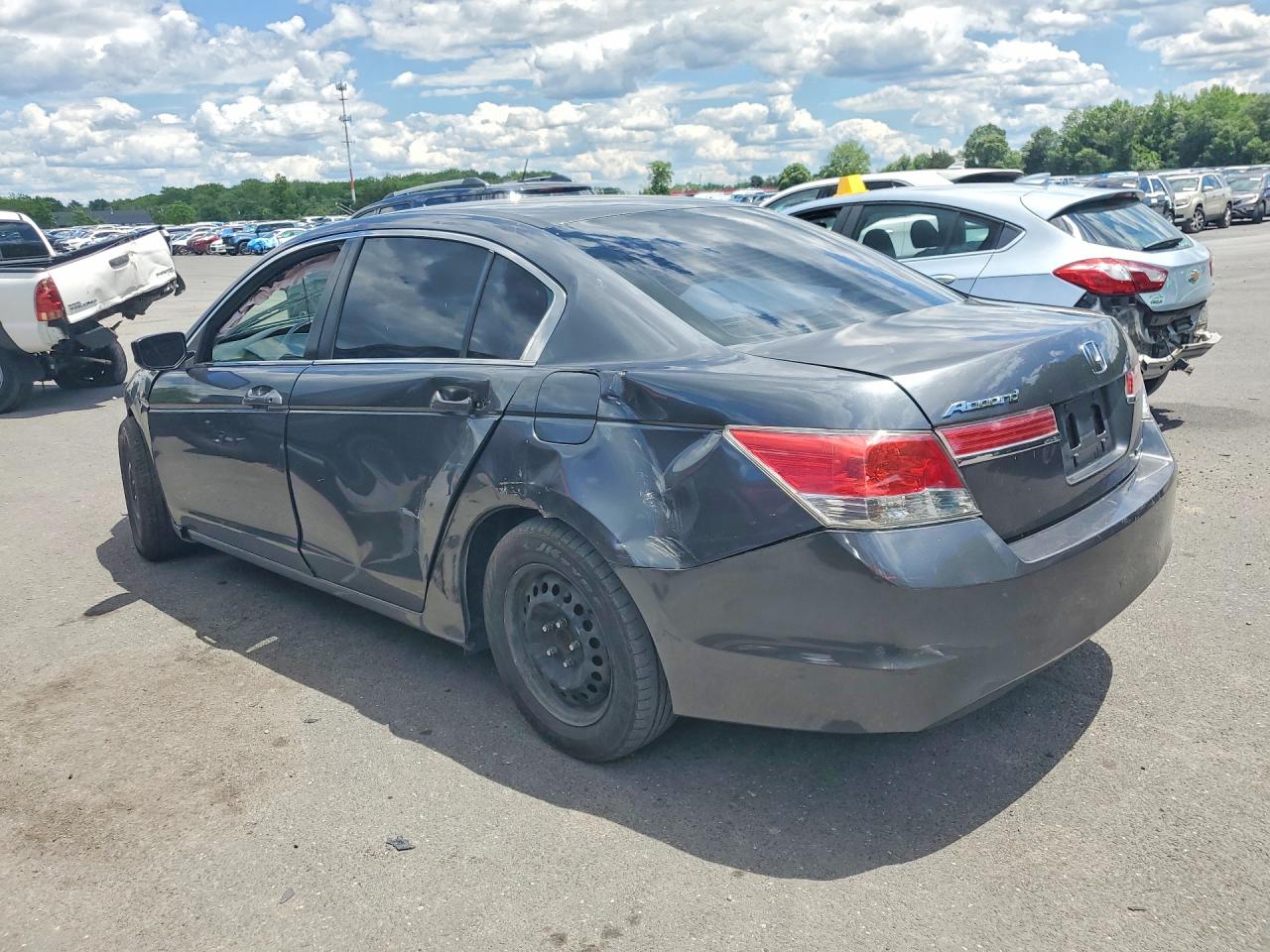 2011 Honda Accord Lx Gray vin: 1HGCP2F30BA090576