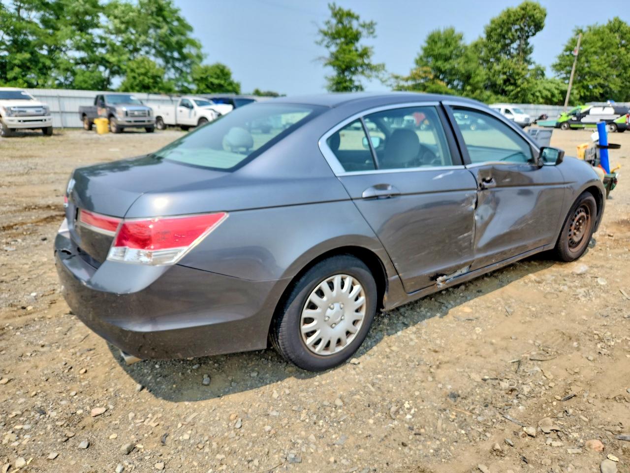 2011 Honda Accord Lx Gray vin: 1HGCP2F30BA100569