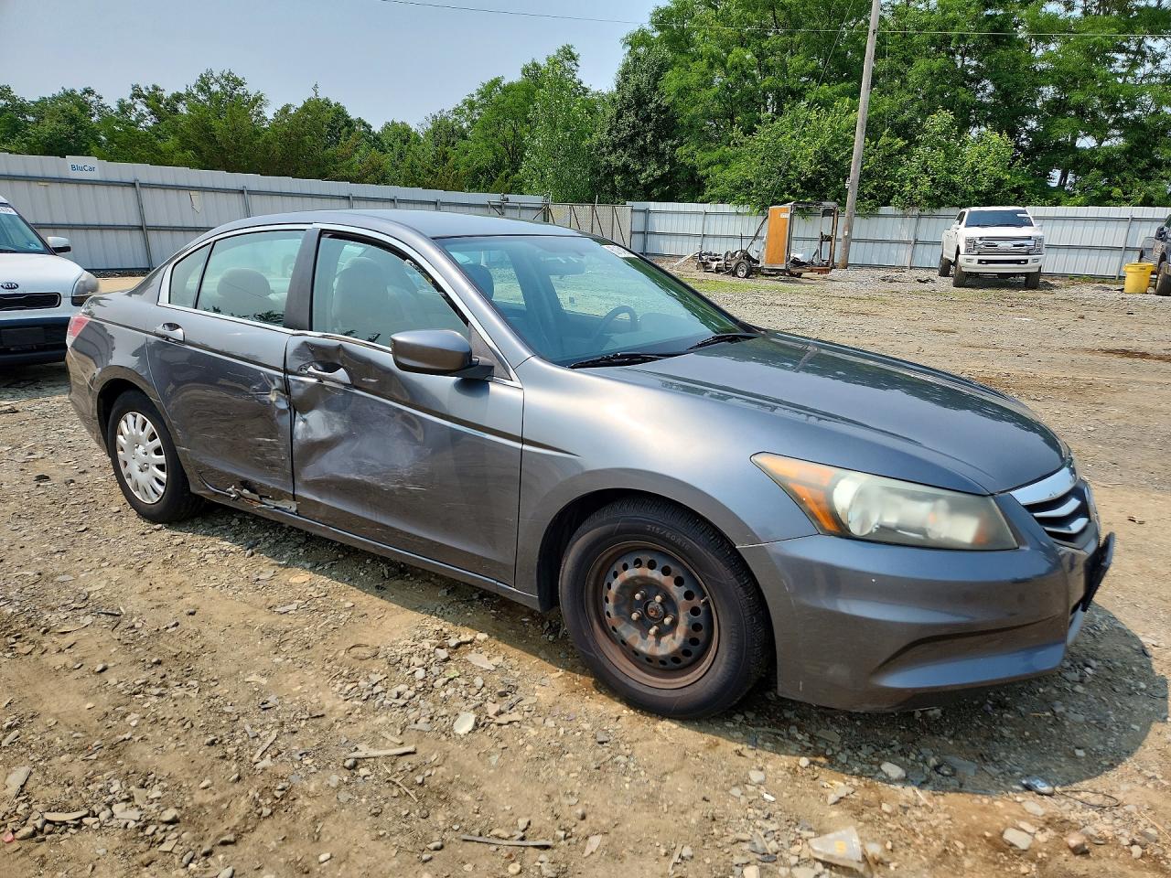 2011 Honda Accord Lx Gray vin: 1HGCP2F30BA100569